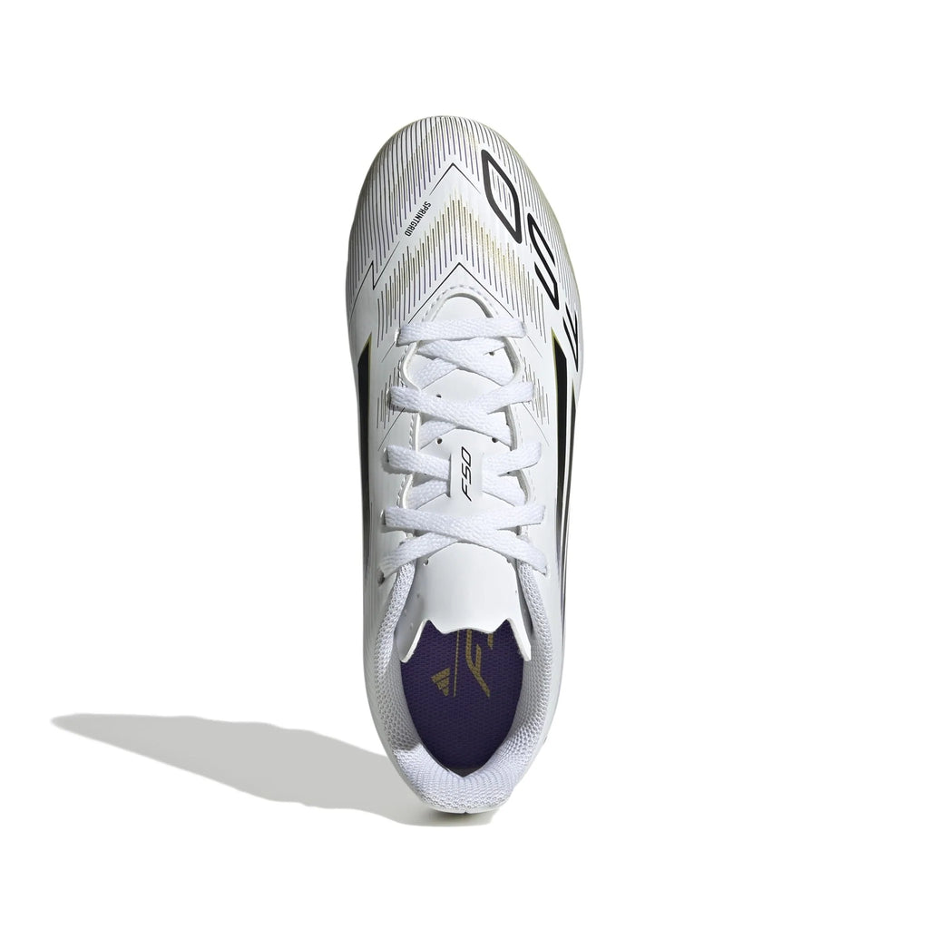adidas F50 Club Firm Multi Ground Boots Kids White Black