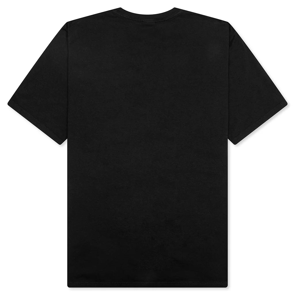 Arched Pigmented Dyed Tee Black