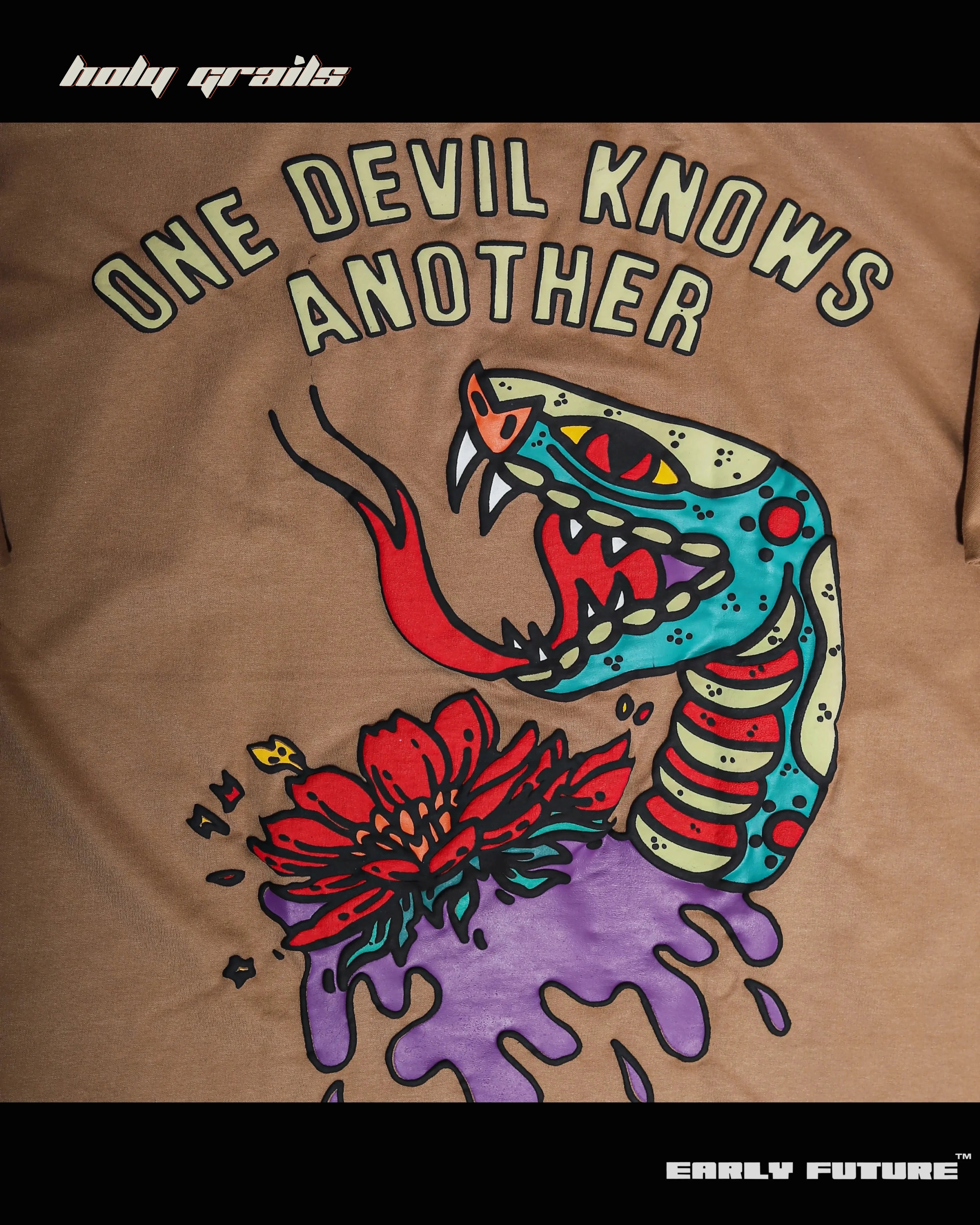 One Devil Knows Another Vintage Clay Oversize Tee HG x Early Future