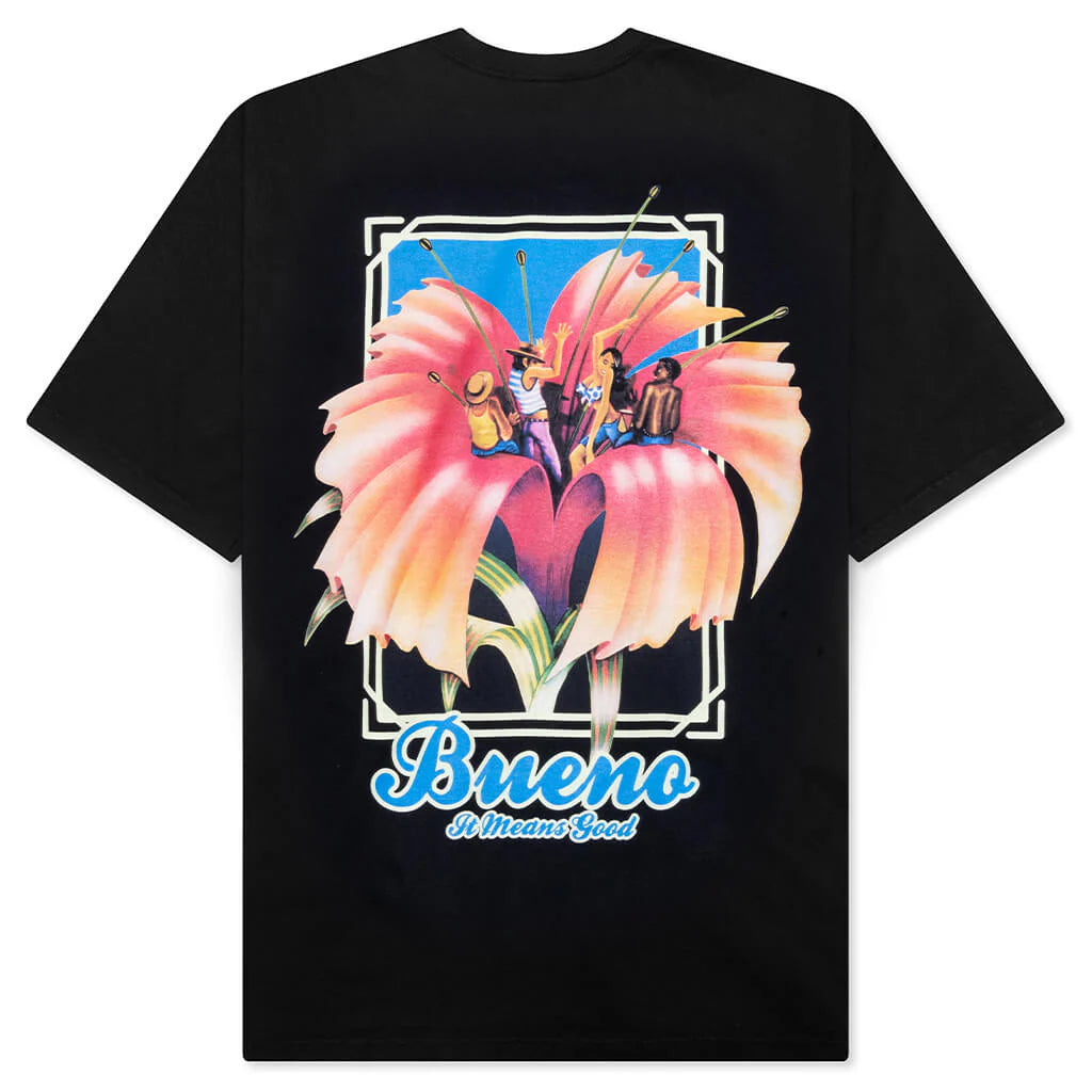 Flor De Samba S S Tee Black