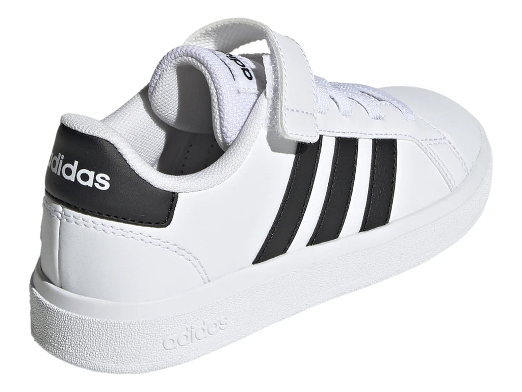 Tenis Adidas Grand Court 20 Blanco con Negro para Niño