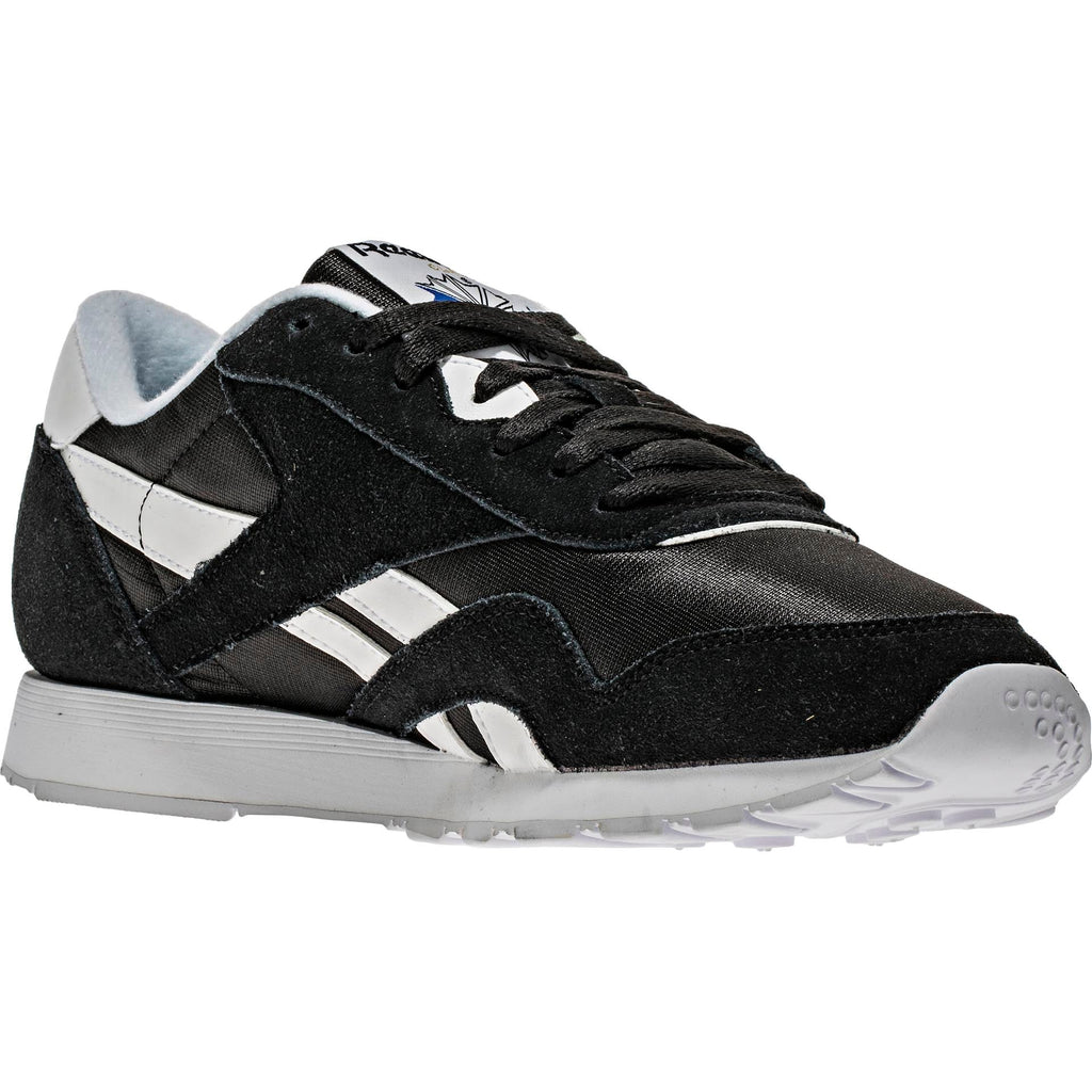 Classic Nylon Mens Lifestyle Shoe Black White