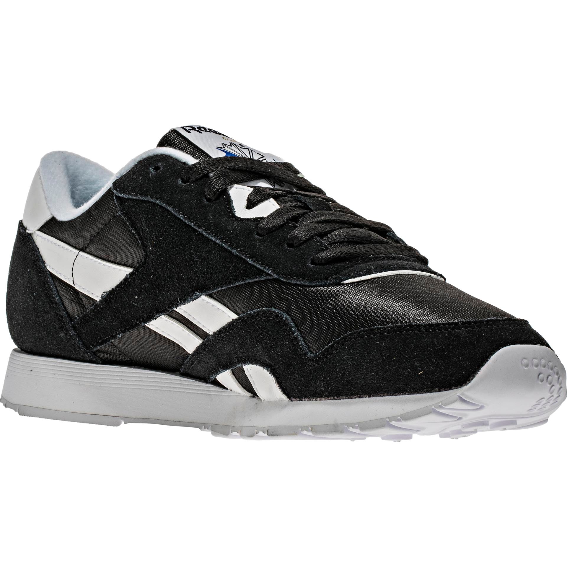 Classic Nylon Mens Lifestyle Shoe Black White