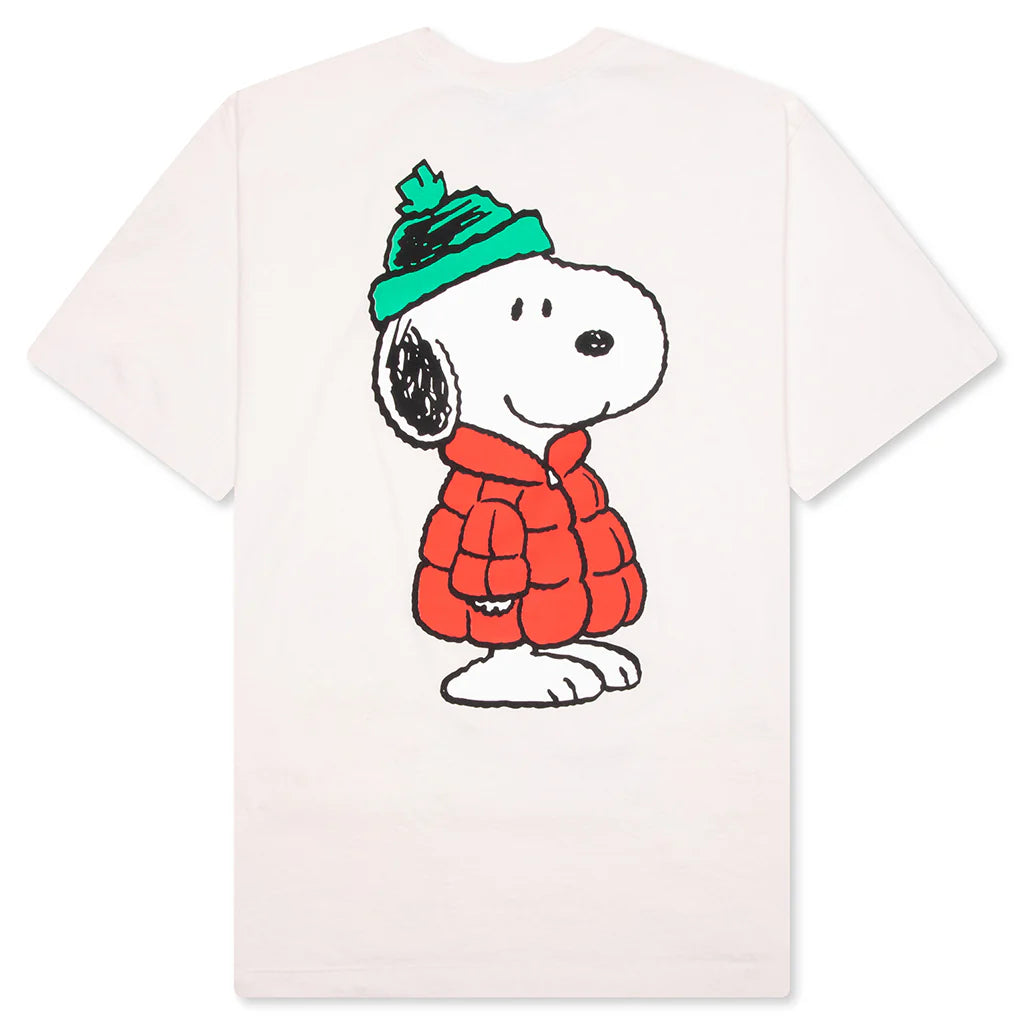 Peanuts Puffer T Shirt Ecru