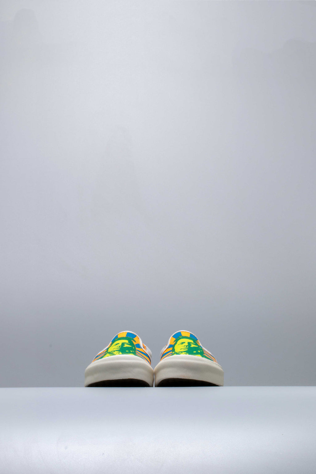 John Van Hamersveld X Vans Collection OG Classic Slip On LX Mens Shoe Green Blue