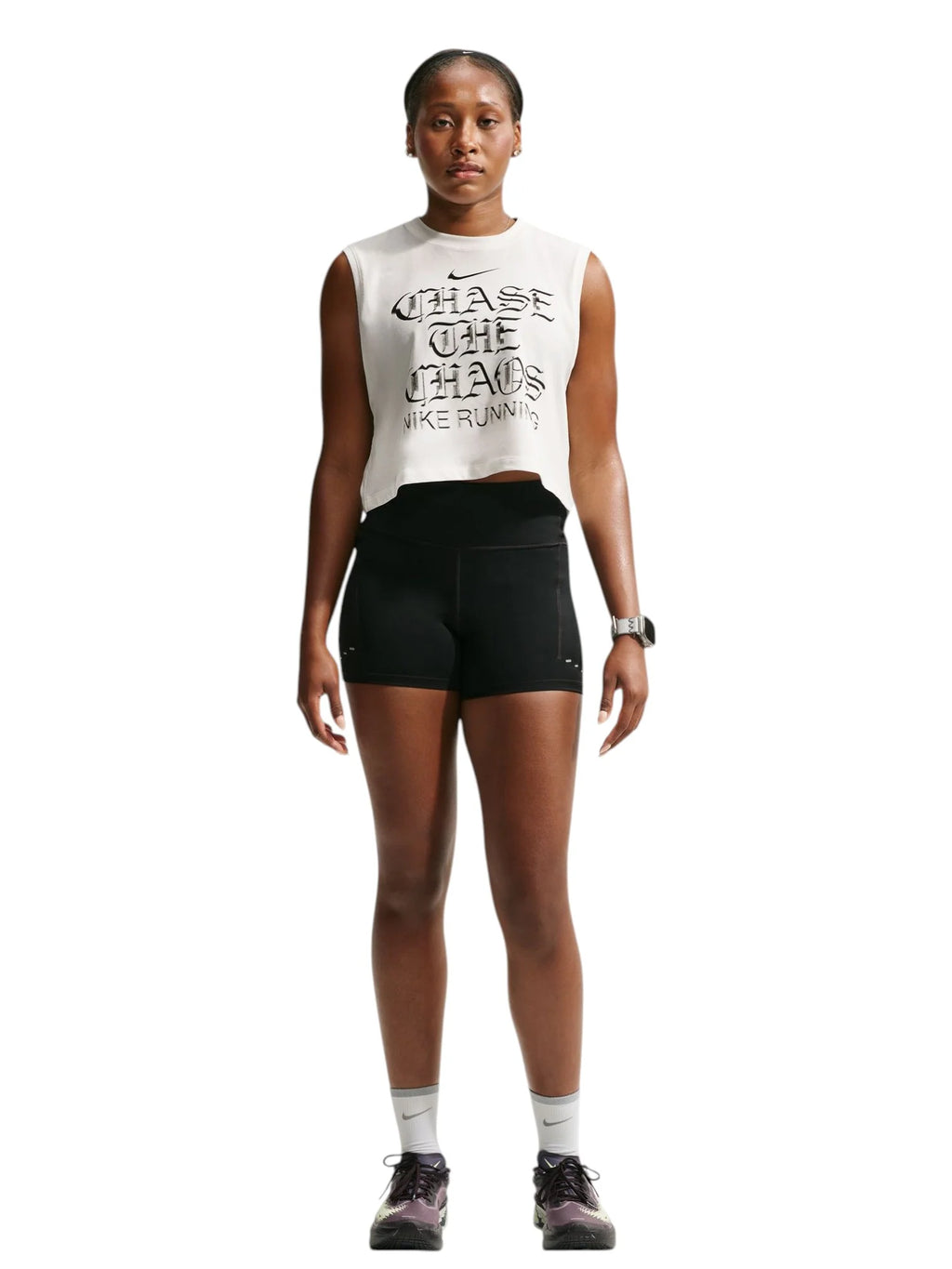 Nike Womens Dri FIT Sleeveless Running T Shirt