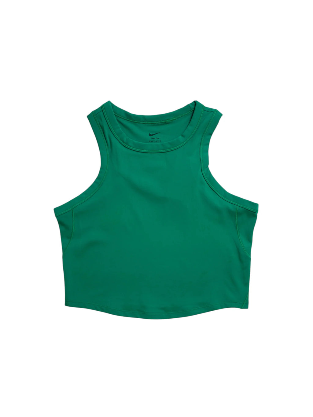 Nike Womens One Fitted Dri FIT Cropped Tank Top
