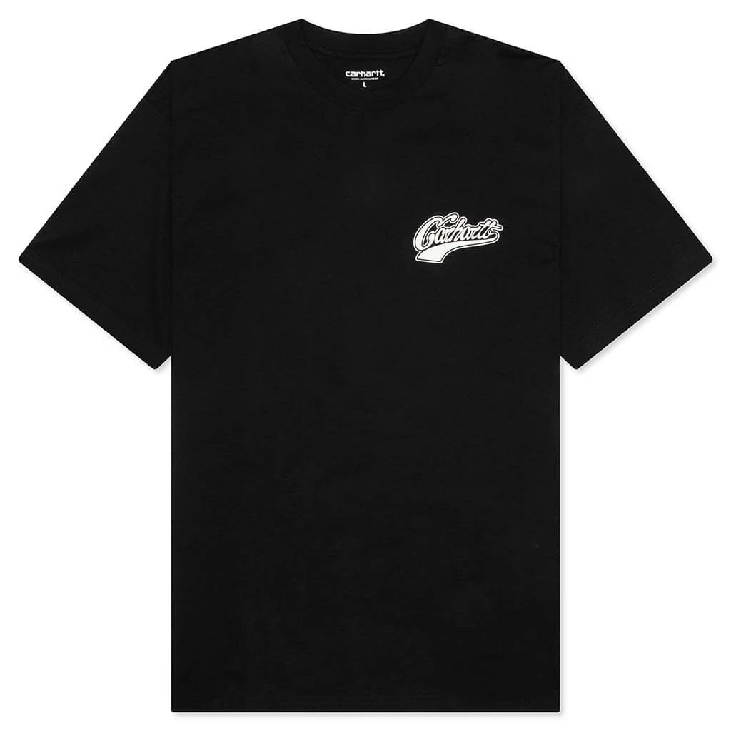 S S Logo T Shirt Black