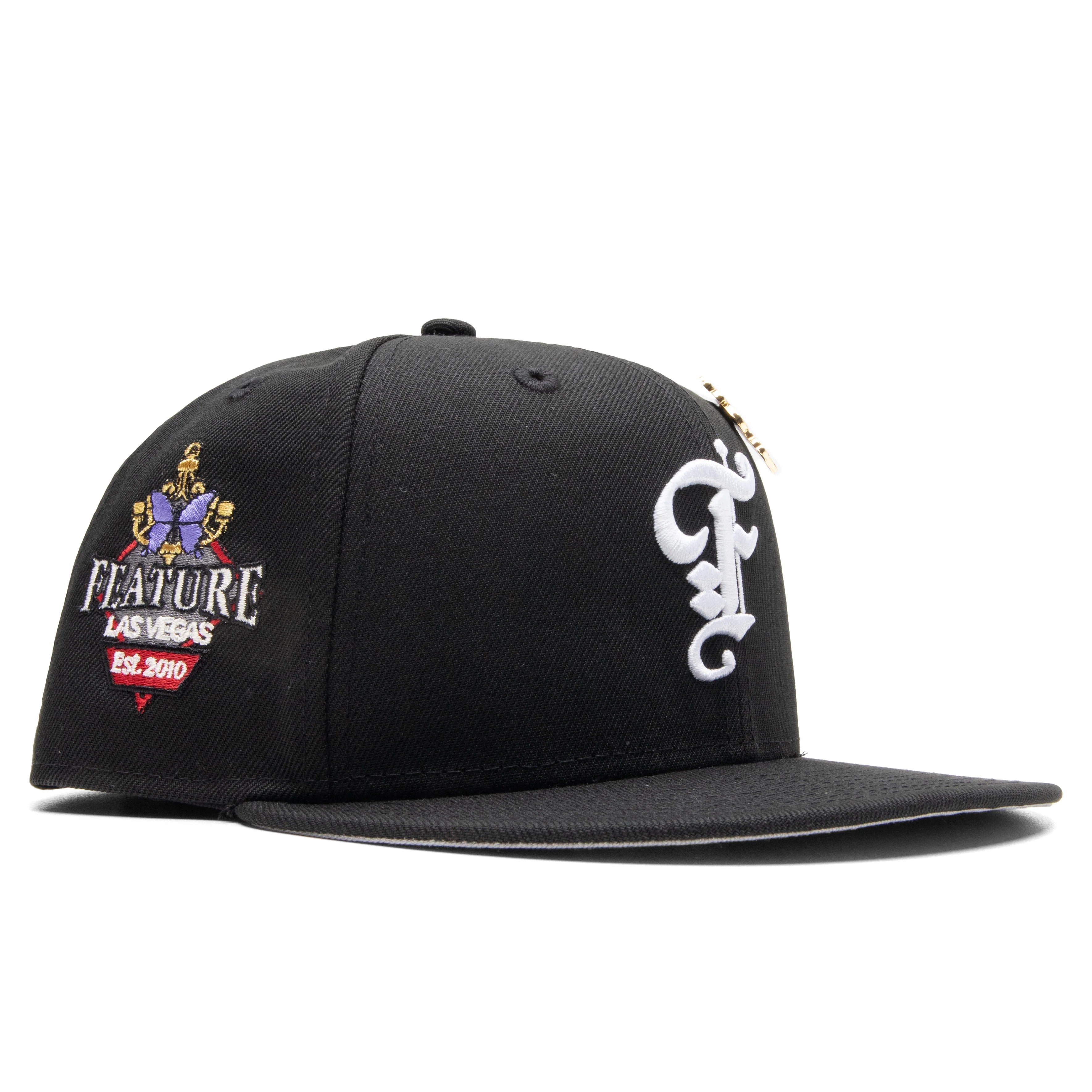 Feature x New Era 59FIFTY Fitted Old English F Wynn Black White