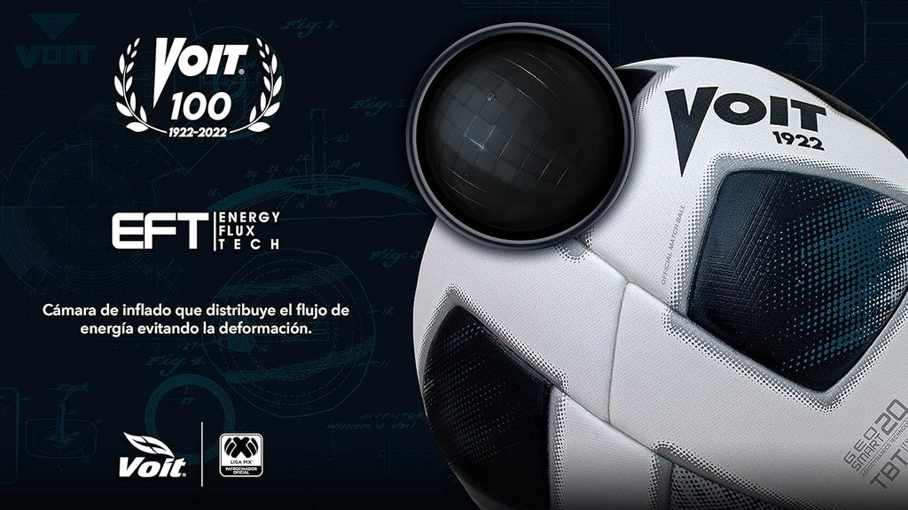 Voit Pro Clausura Replica Soccer Ball 2022 White Black