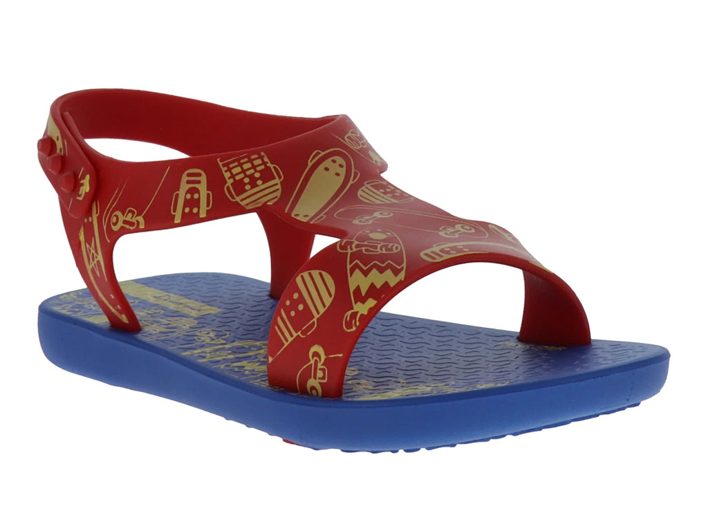 Sandalias Ipanema Azul y Rojo para Niño