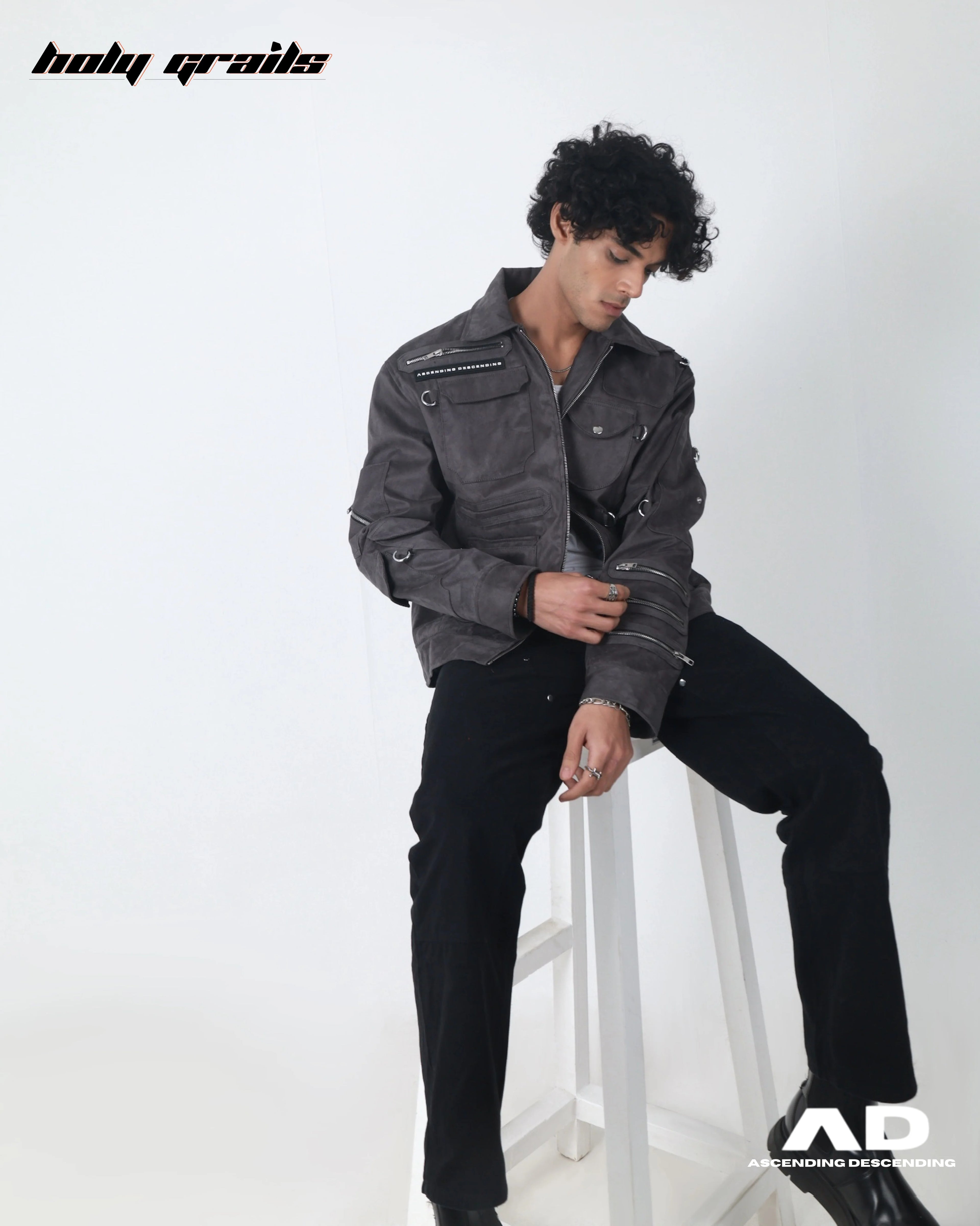 Dirty Money Suede Jacket HG x Ascending Descending