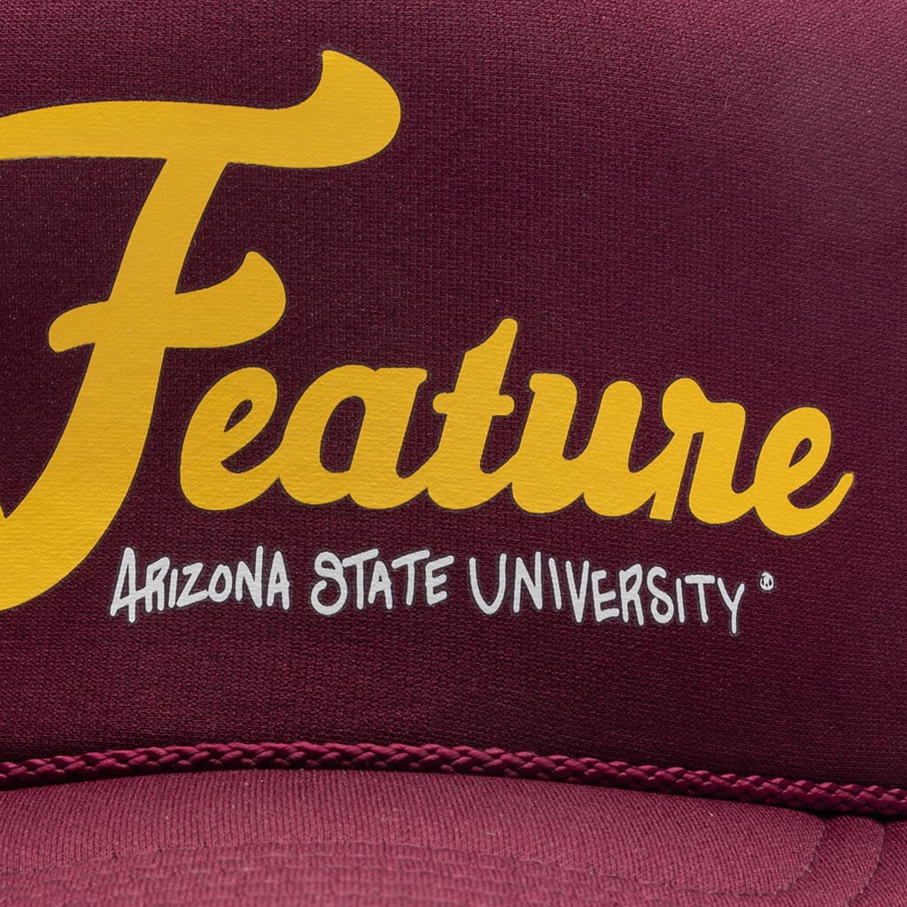 Feature x ASU University Trucker Maroon