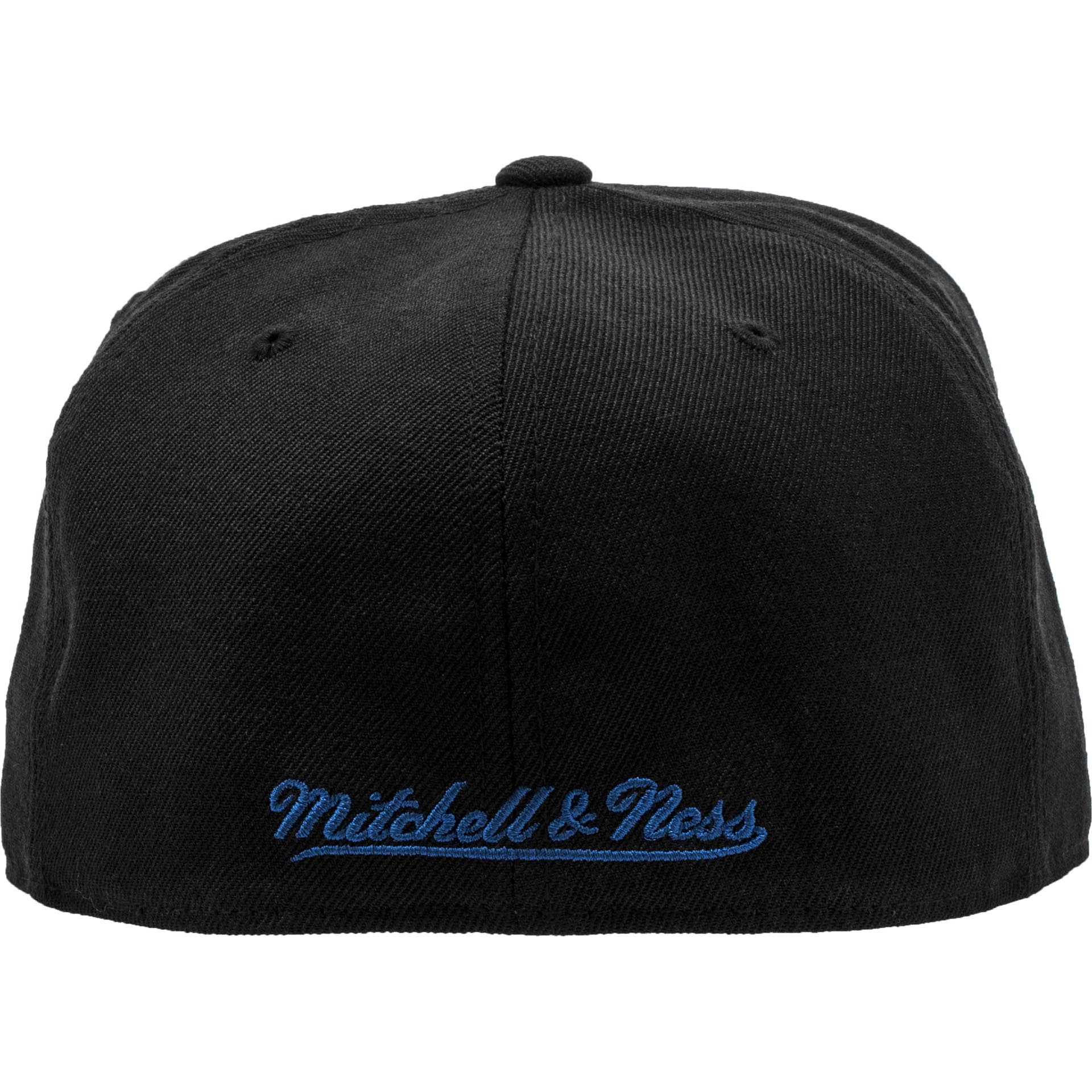 Golden State Warriors NBA High Crown Fitted Hat Mens Black Yellow