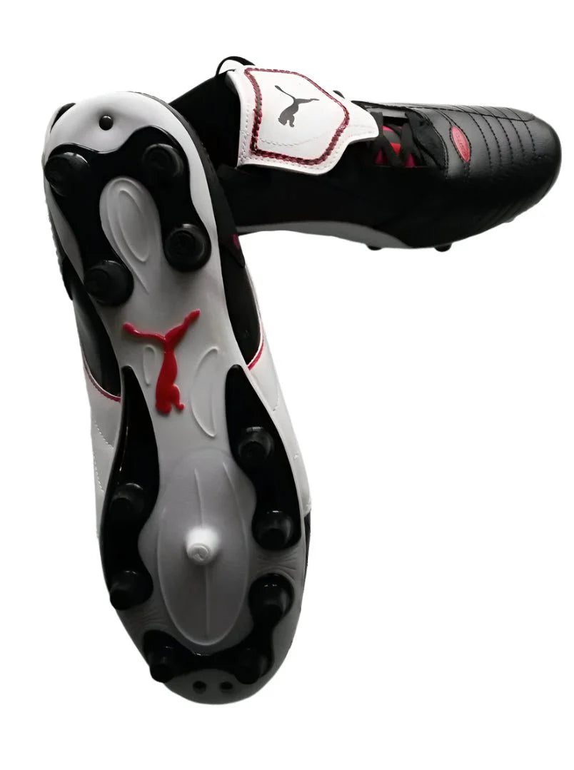 PUMA Esito Finale I FG Firm Ground Soccer Cleats Black White Red