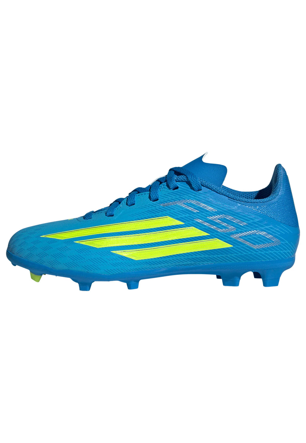 adidas F50 League FG MG Firm Ground Multi Ground Youth Soccer Cleats Blue Yellow Aqua