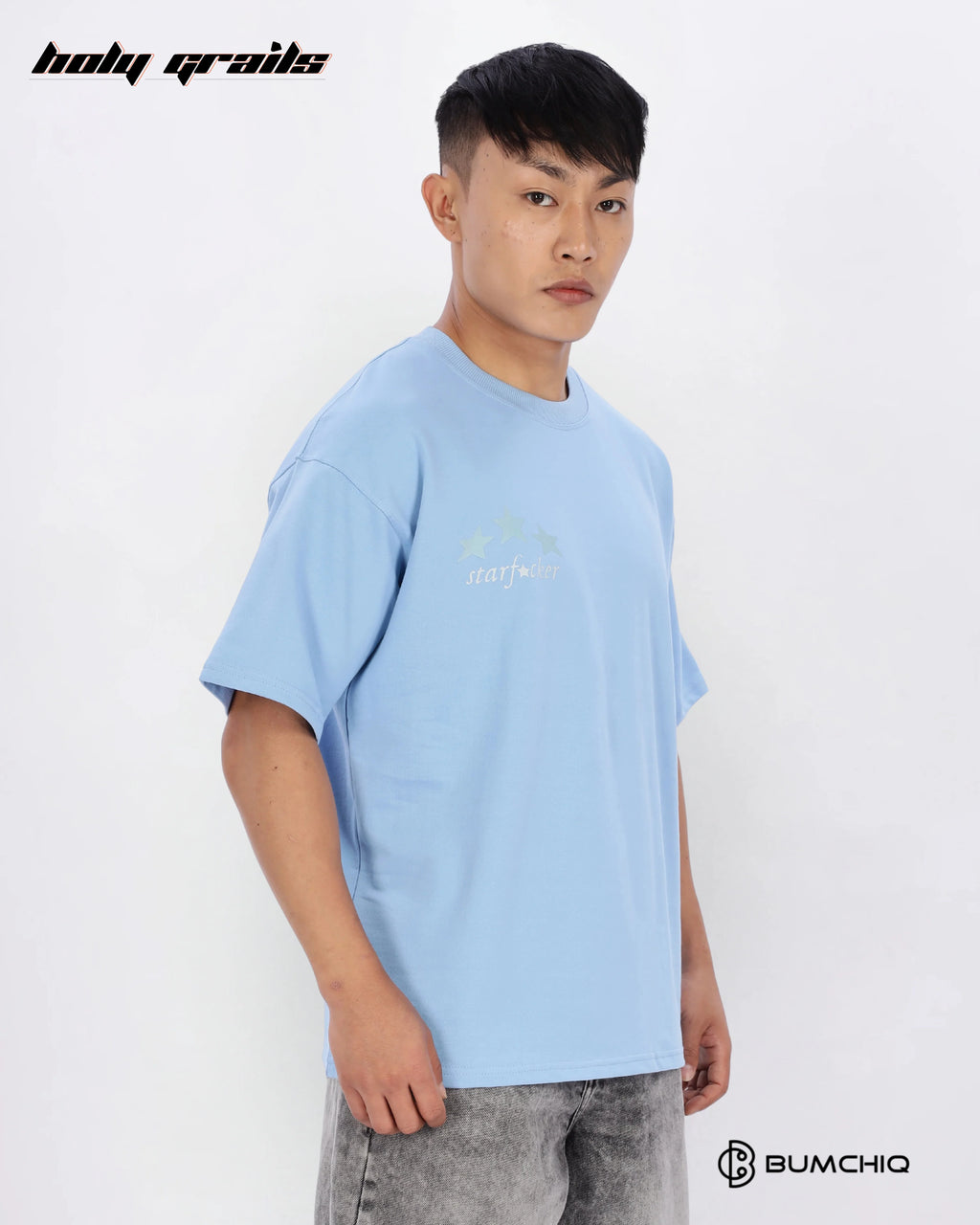 Baby Born Blue Oversize Tee HG x Bumchiq