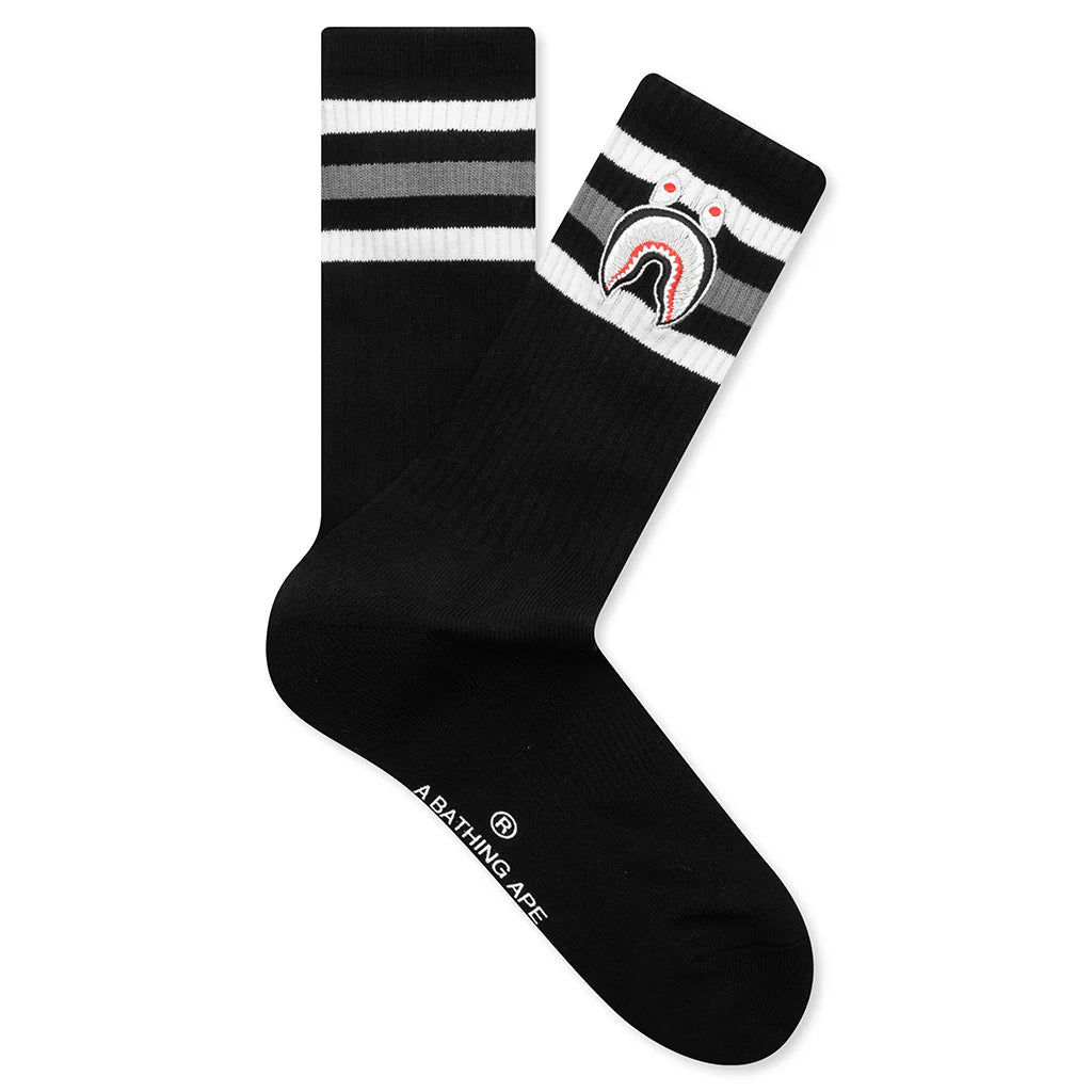 Shark Socks Black