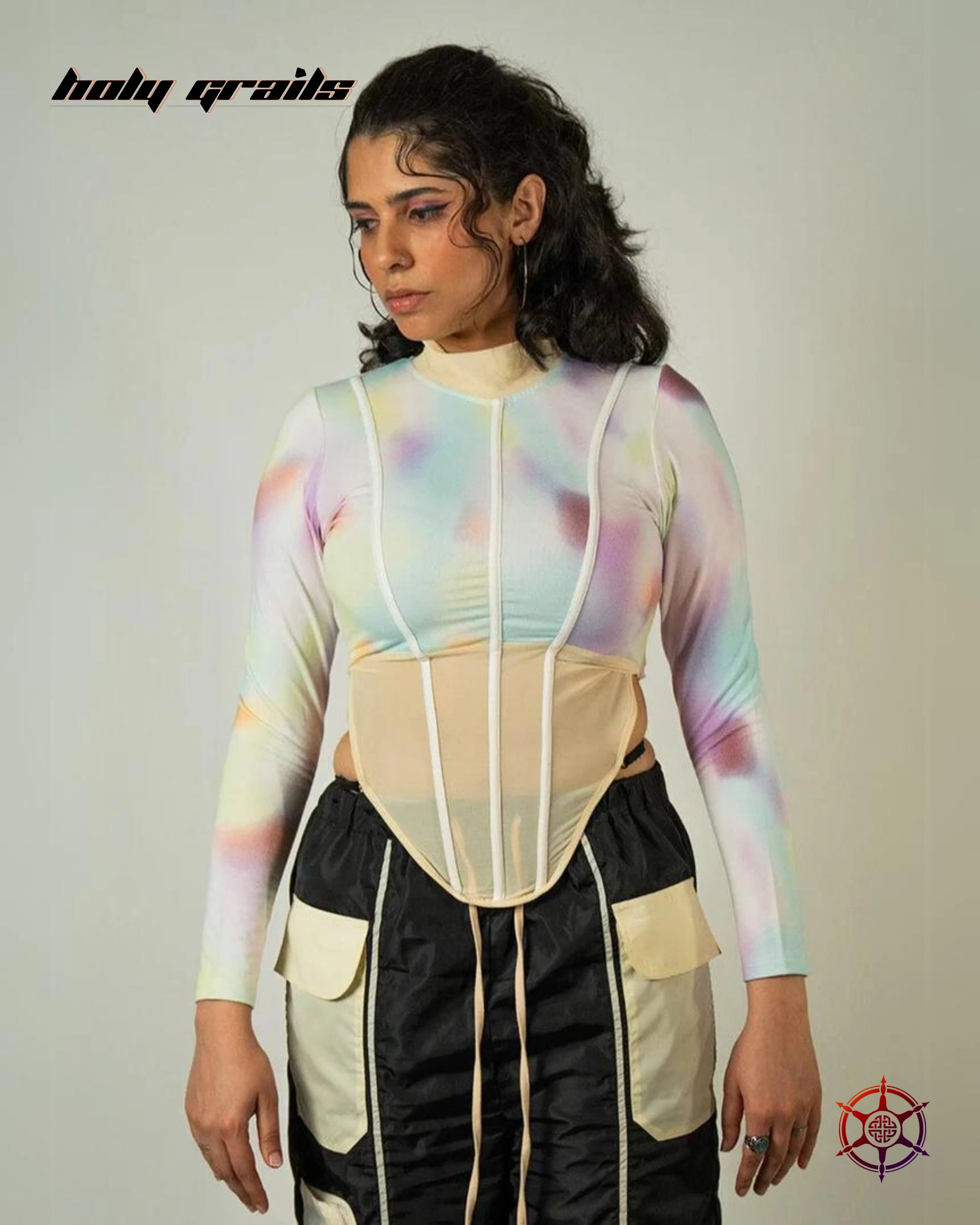 Spectrum Netted Corset HG x Duskin