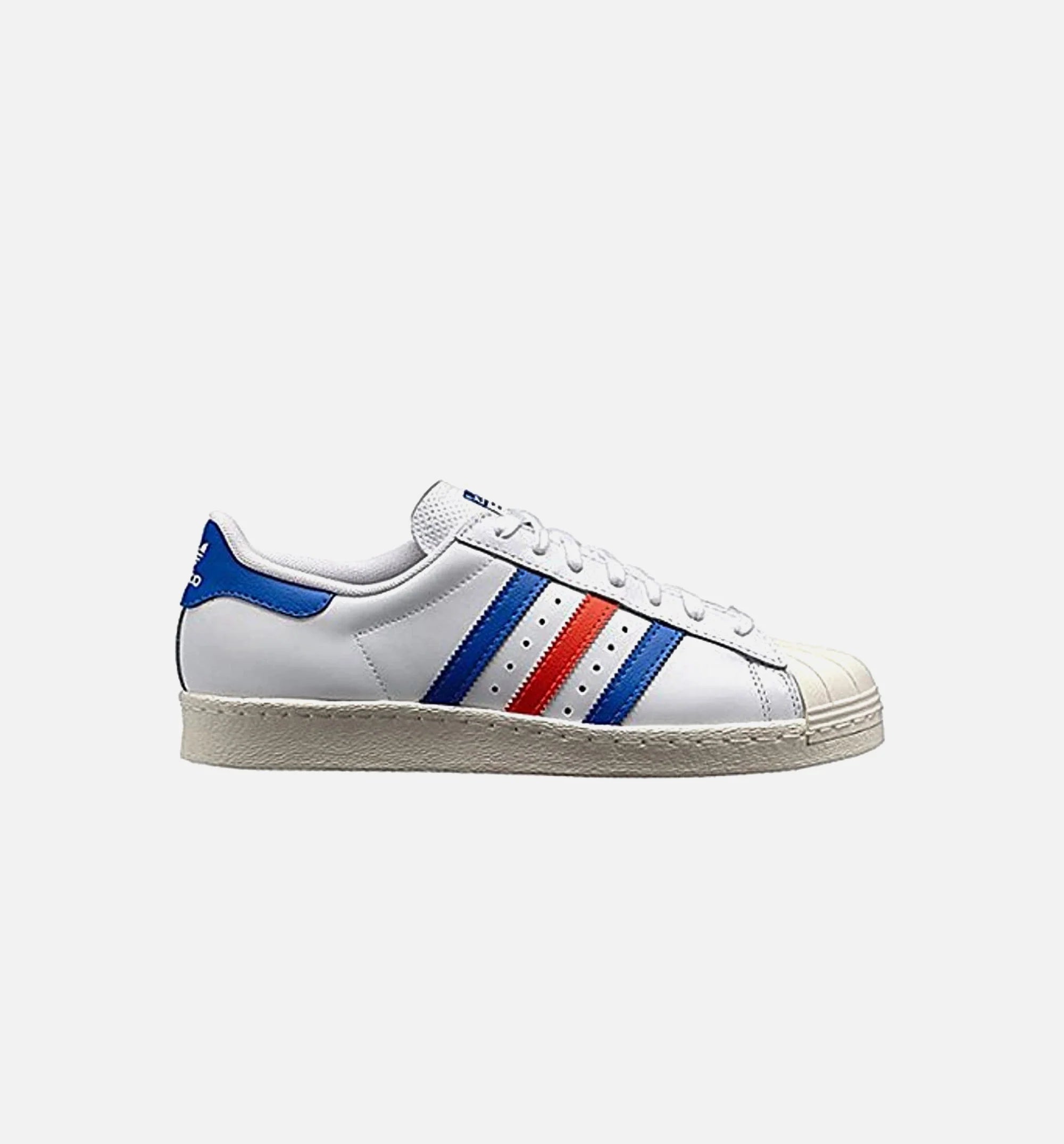 Superstar 80S Mens Lifestyle Shoe White Blue Red