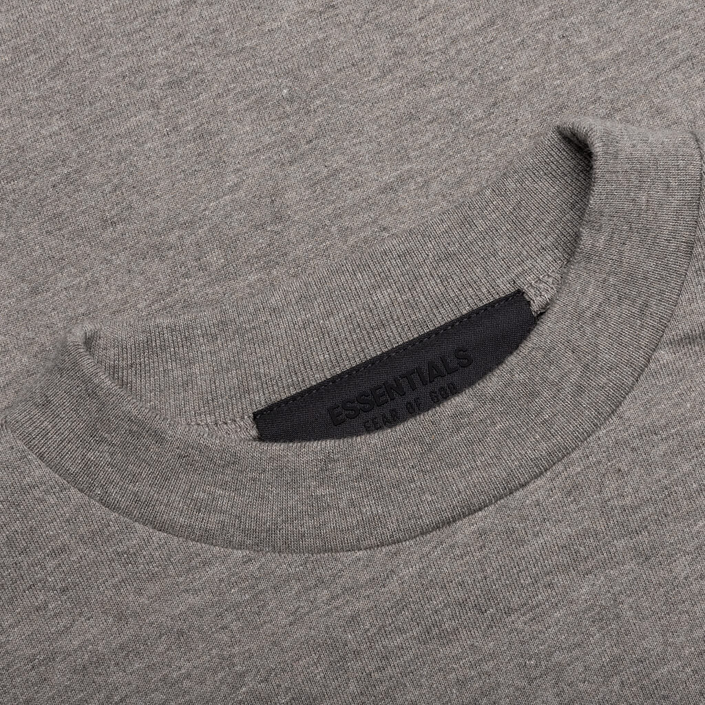 Kids Jersey Crewneck Tee Heather Gray