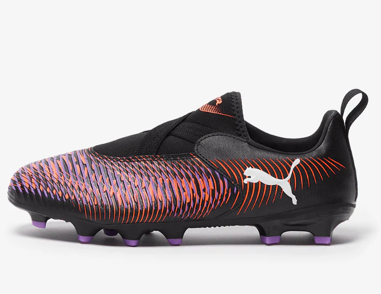 PUMA Future 8 Match Laceless FG AG Multi Ground Soccer Cleats Junior Black