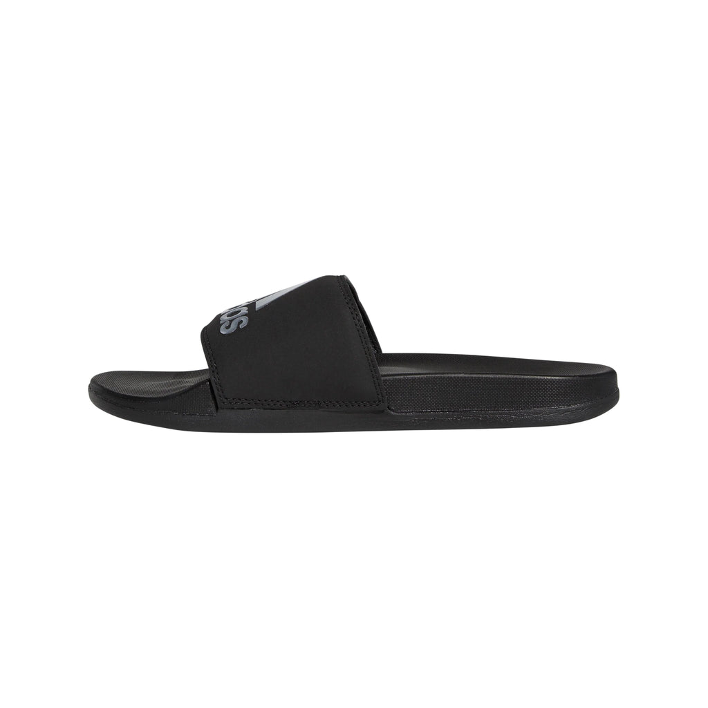 adidas Adilette Comfort Slides Black Silve