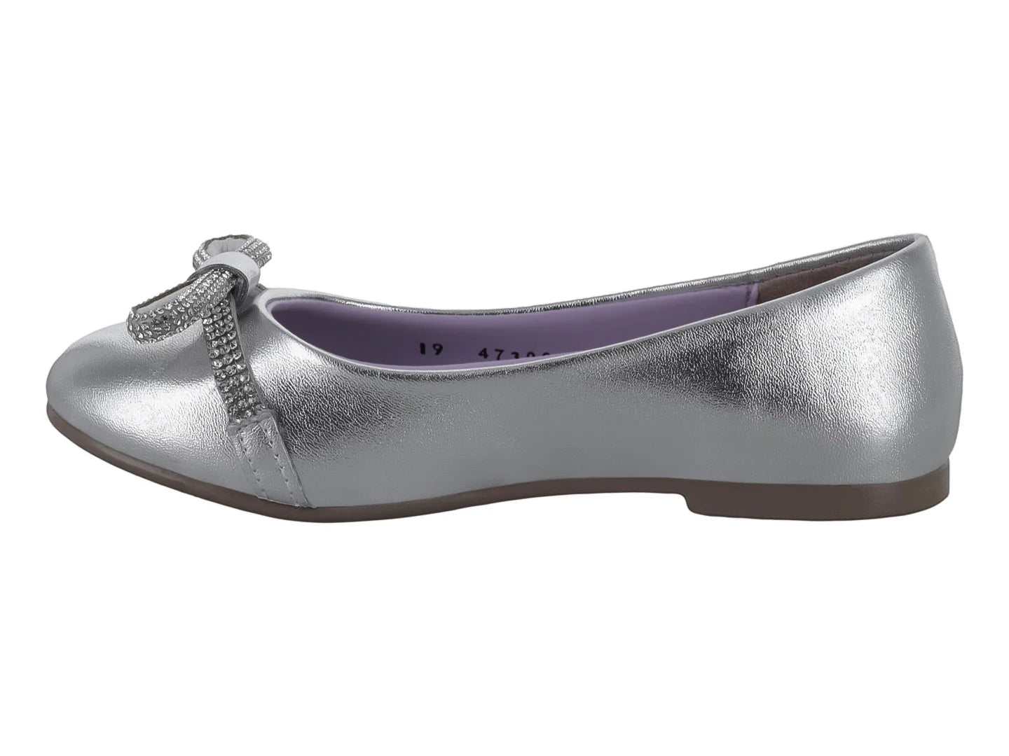 Zapatos Planos Tropicana Metálica Plata para Mujer