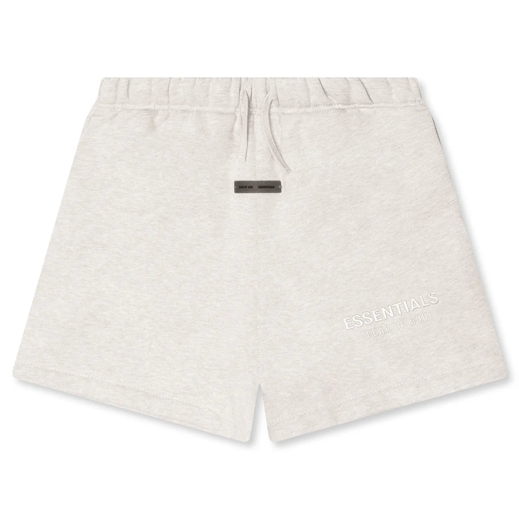 Kids Fleece Soccer Short Heather Stone