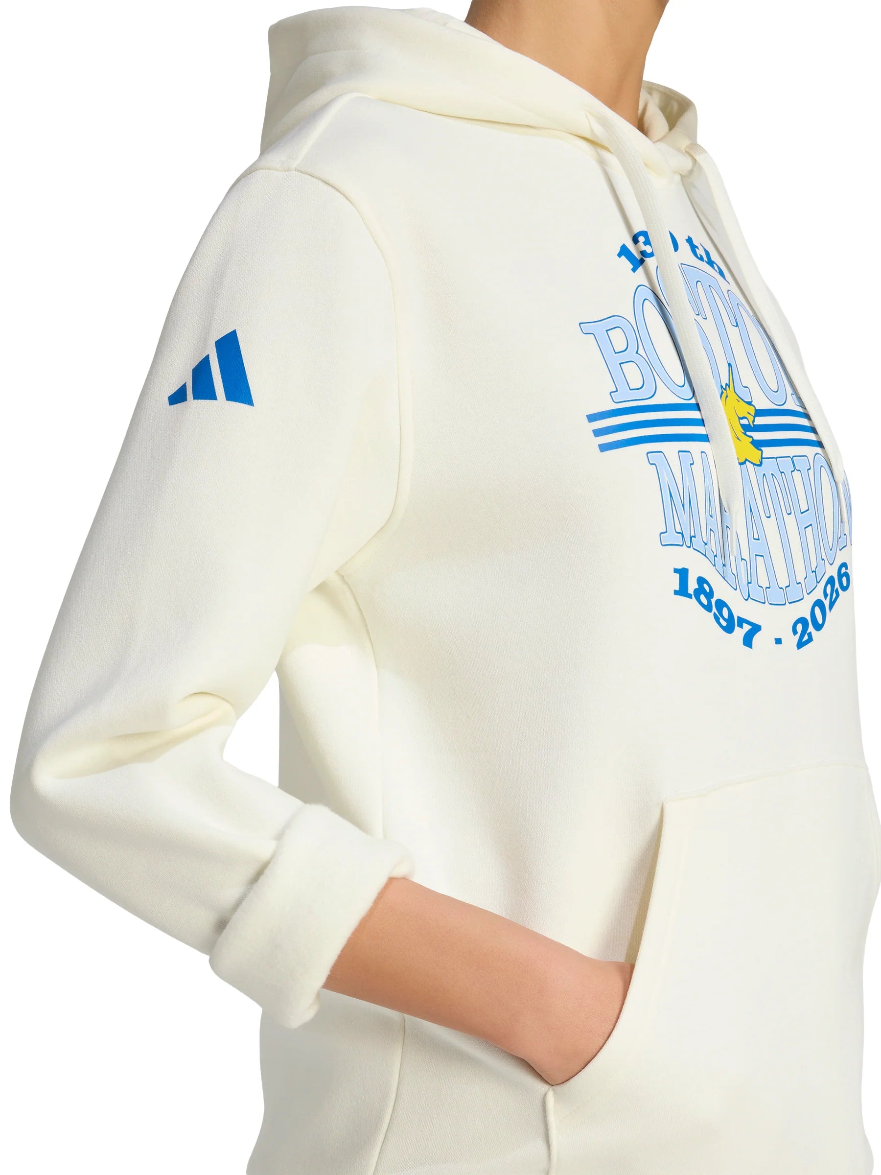 Adidas Womens Boston Marathon 2026 Graphic Hoody