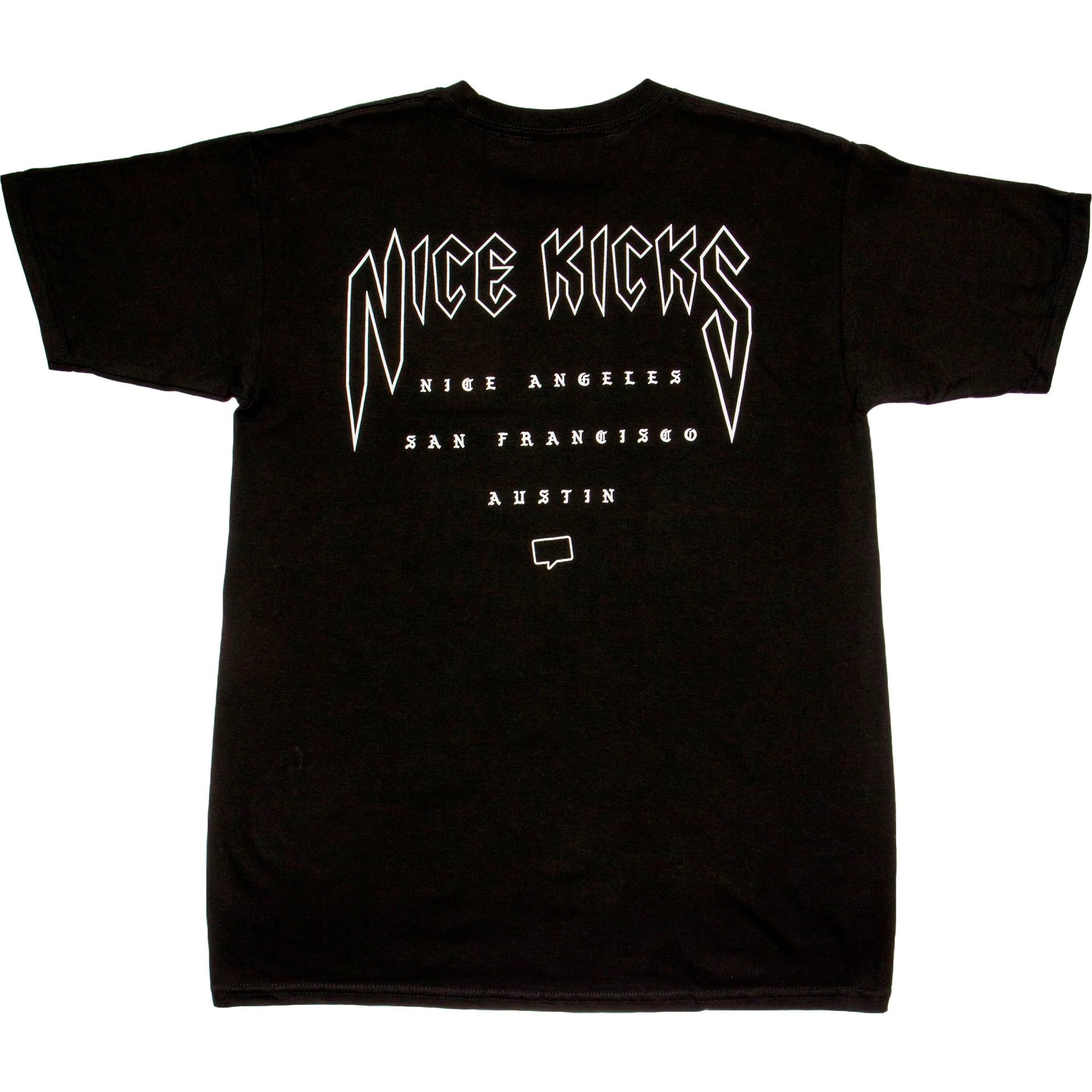 Nice Kicks Rock Tee Mens Black White
