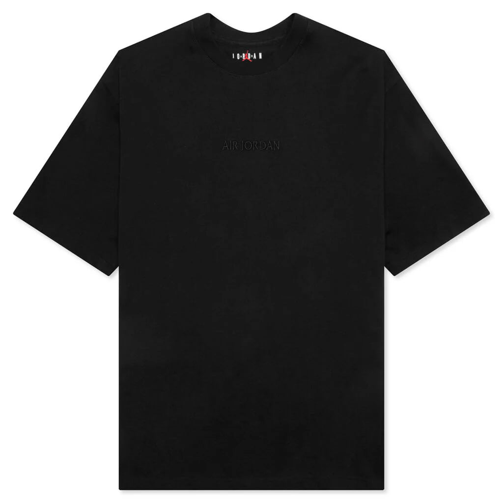 Wordmark S S Tee Black