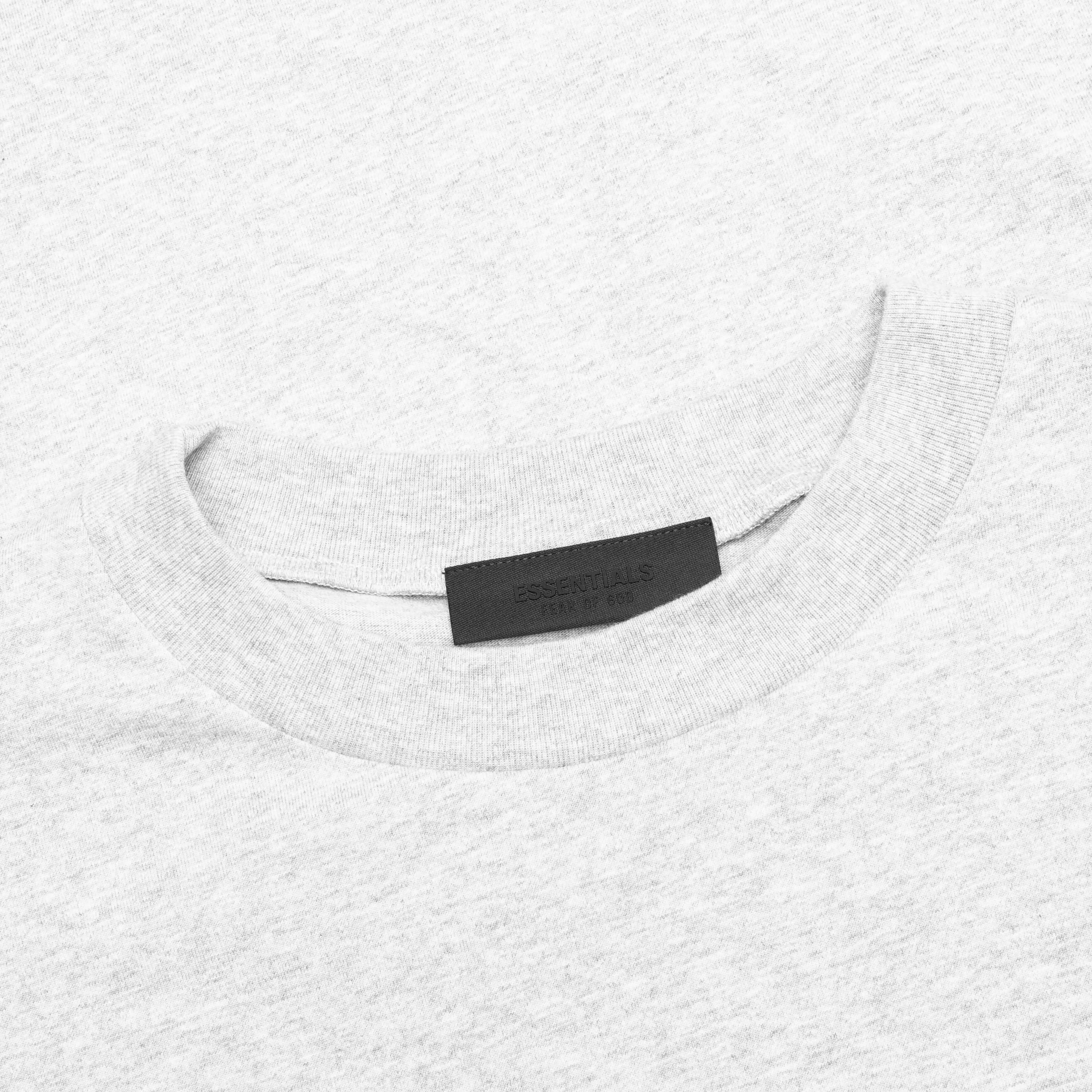 Jersey Crewneck T Shirt Light Heather Gray