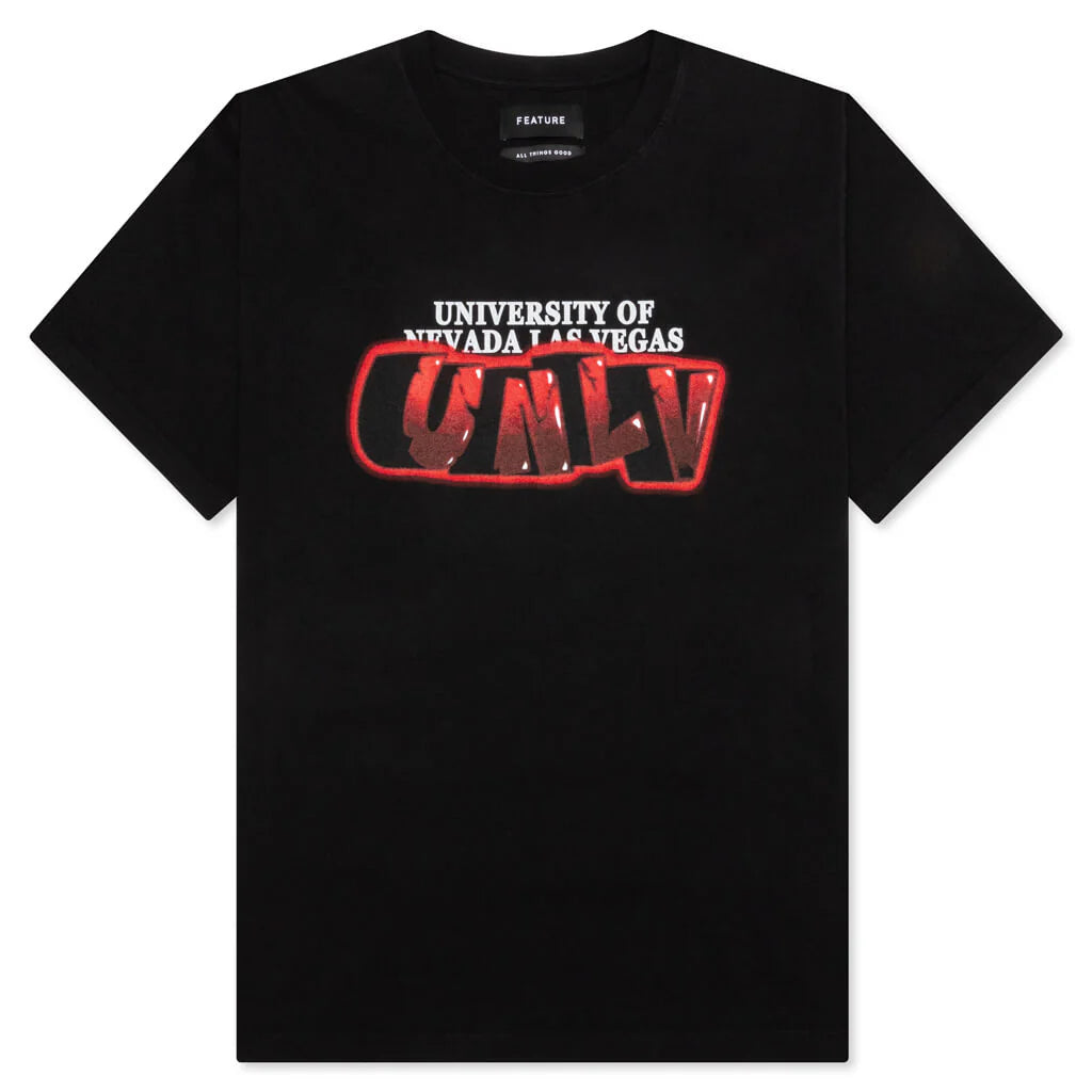Feature x UNLV Raffiti Tee Black