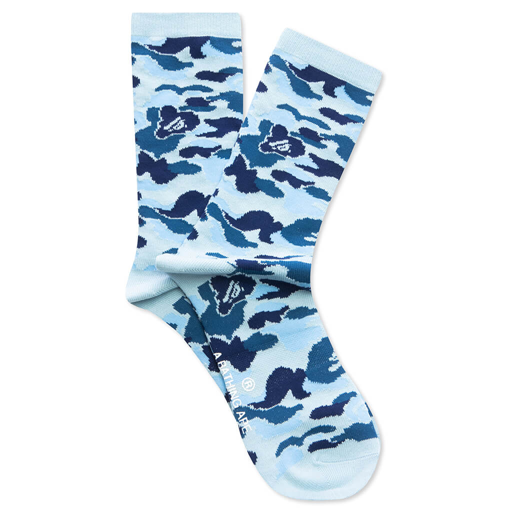 ABC Camo Jacquard Socks Blue
