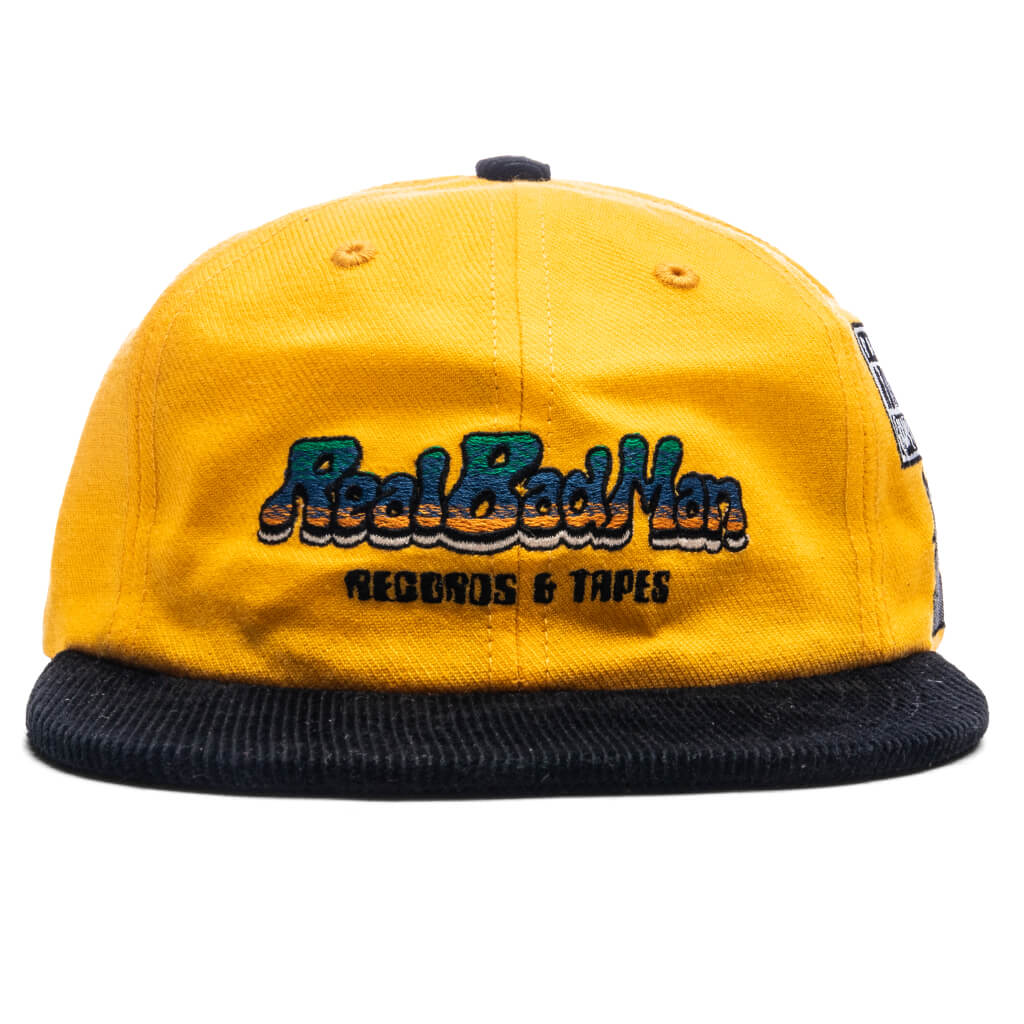 Records Tapes 6 Panel Cap Yellow
