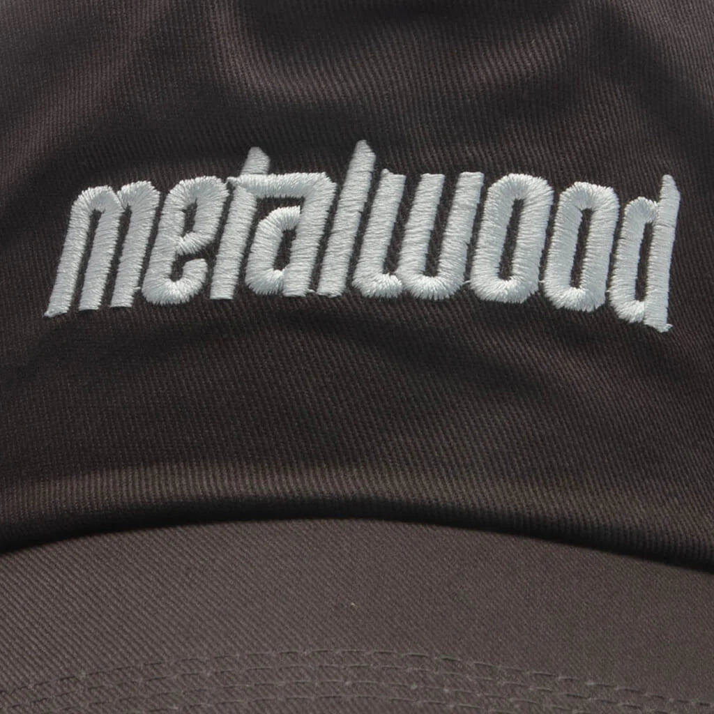Metal Logo 5 Panel Hat Brown