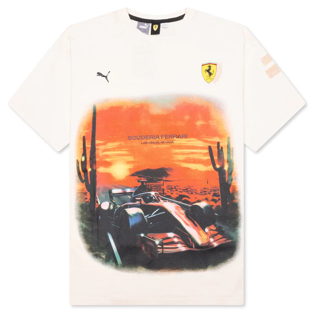 Ferrari Race Desert Sun Las Vegas Tee Alpine Snow