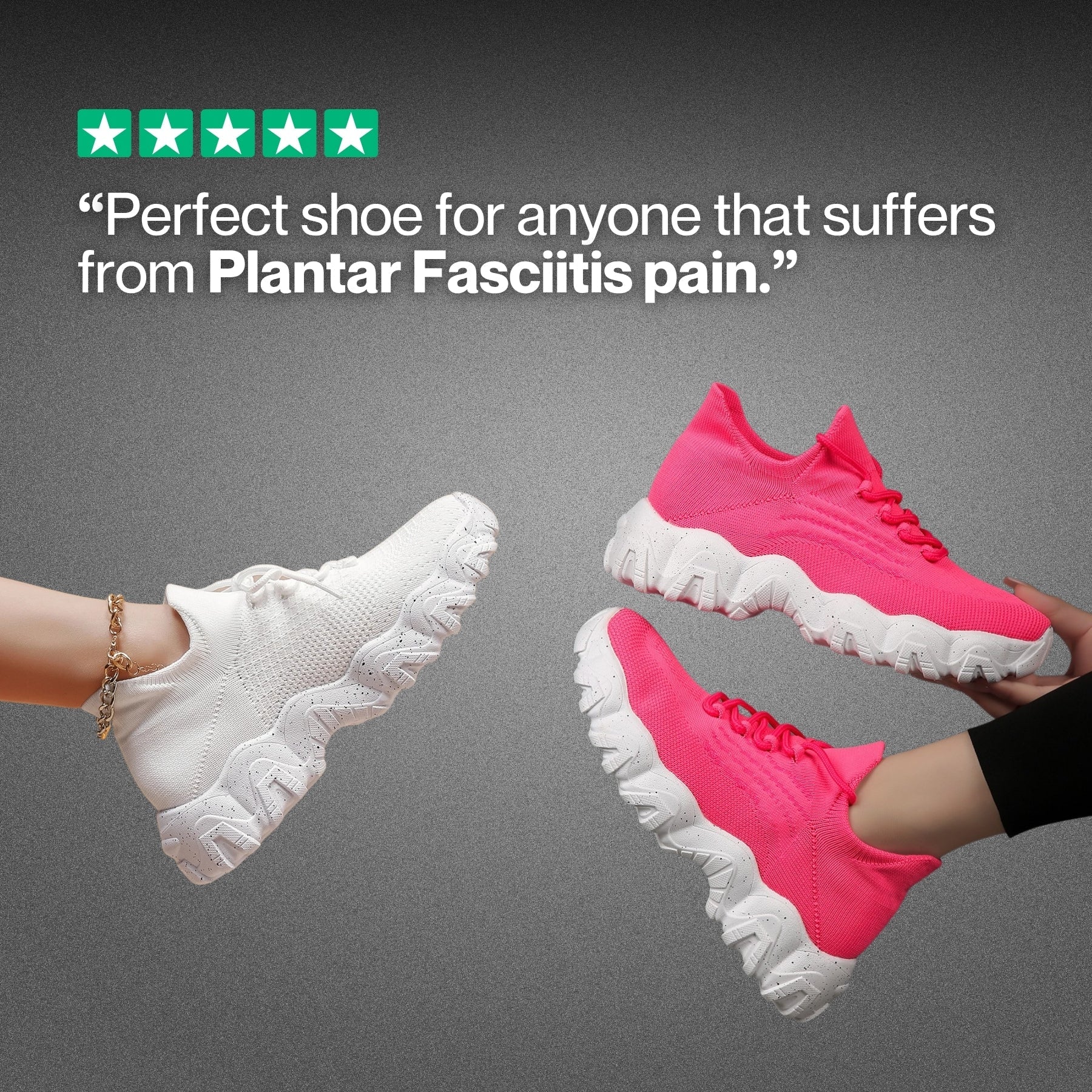 Mara Healthy and Supportive Walking Shoes Black Friday