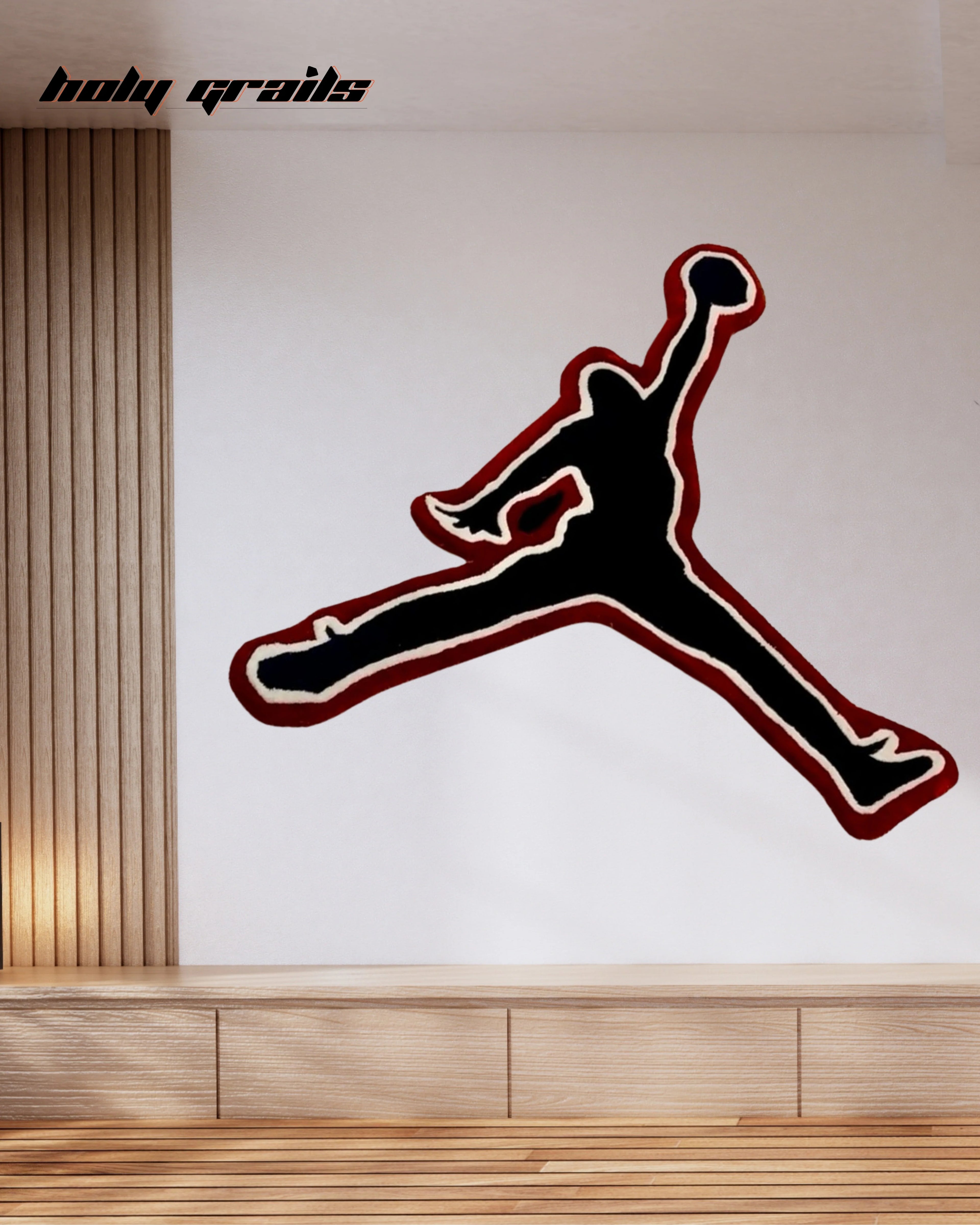 Jumpman Slam Hand Tufted Rug