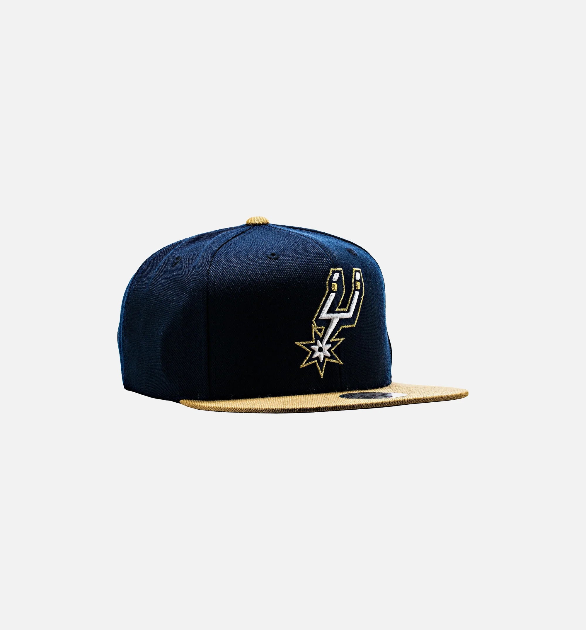 Spur Mens Snapback Navy Gold
