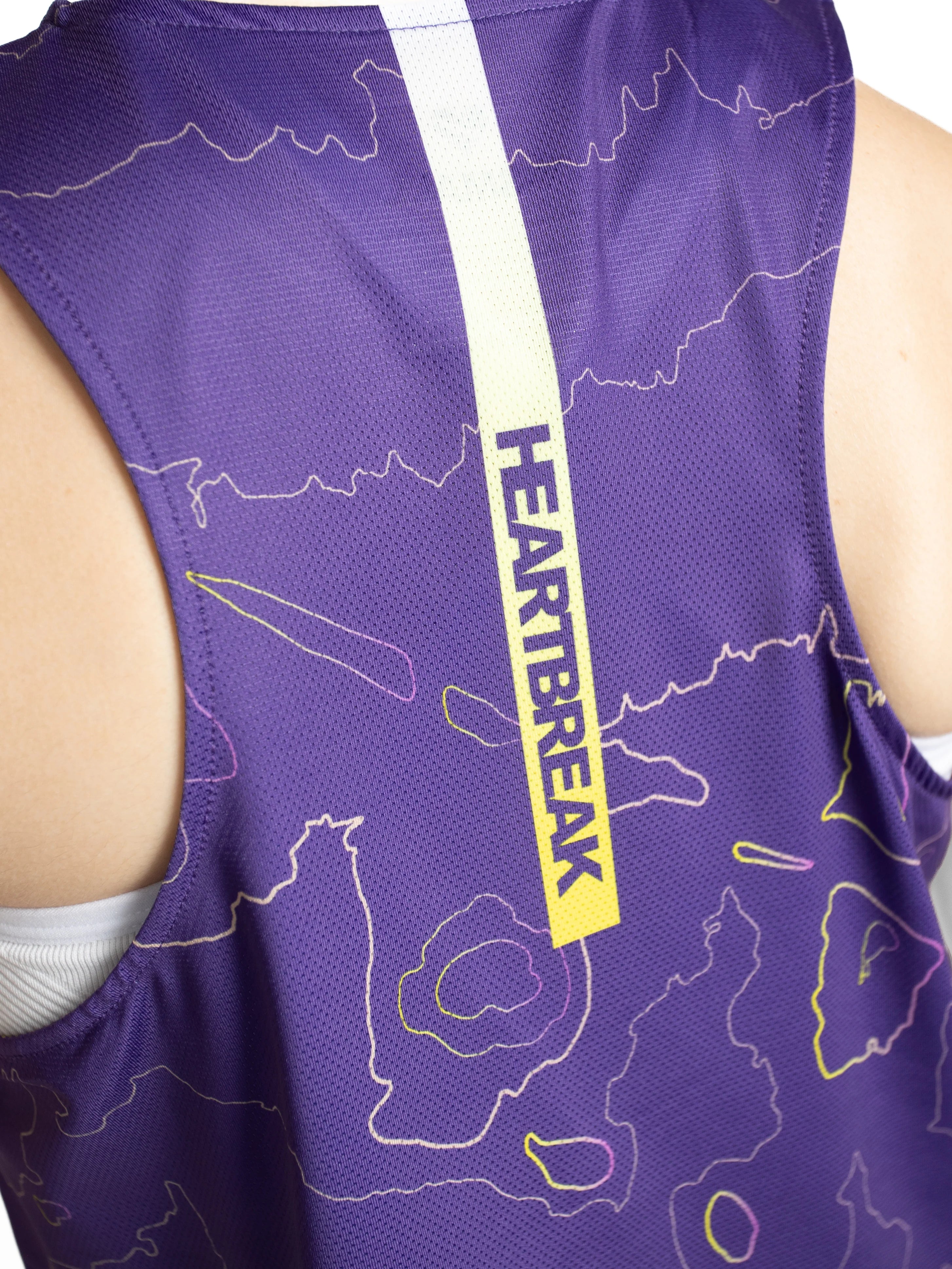 Heartbreak Womens Los Angeles Crop Singlet