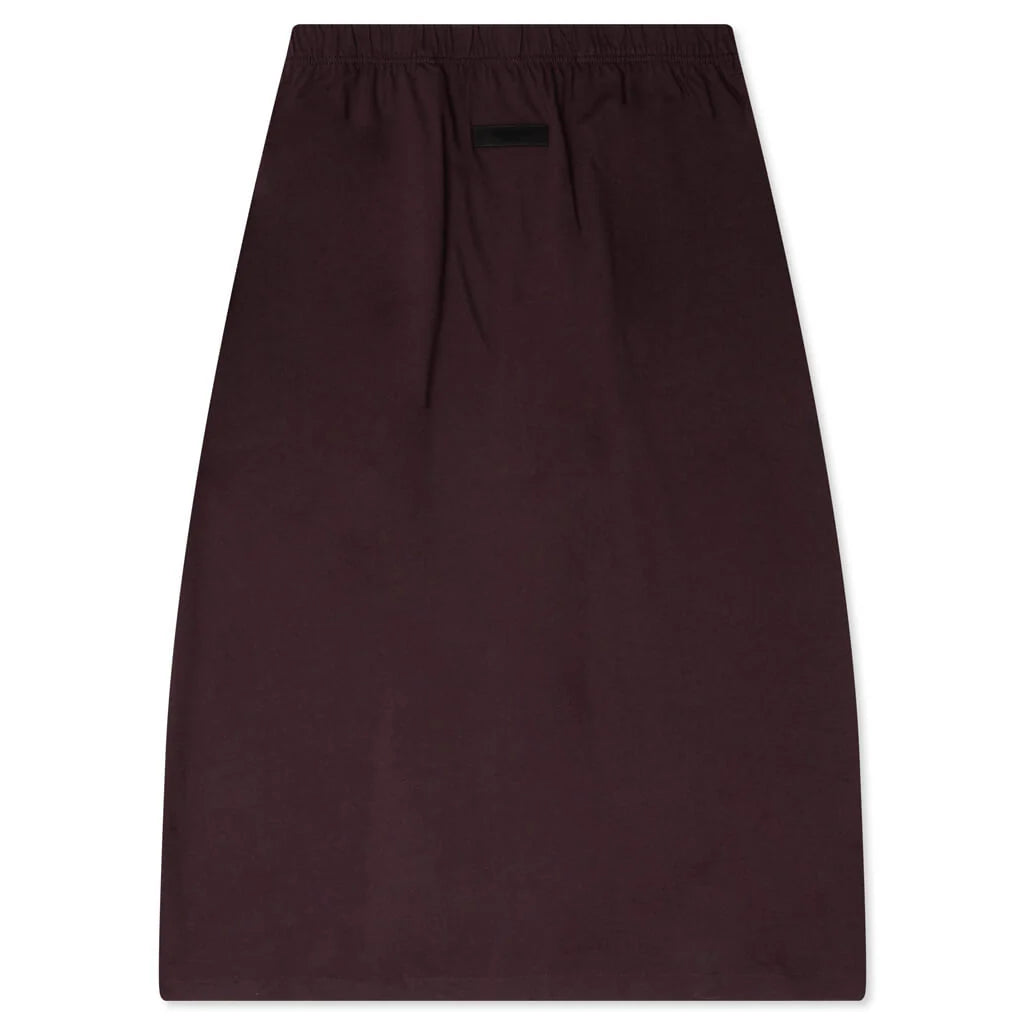 Womens Long Skirt Plum