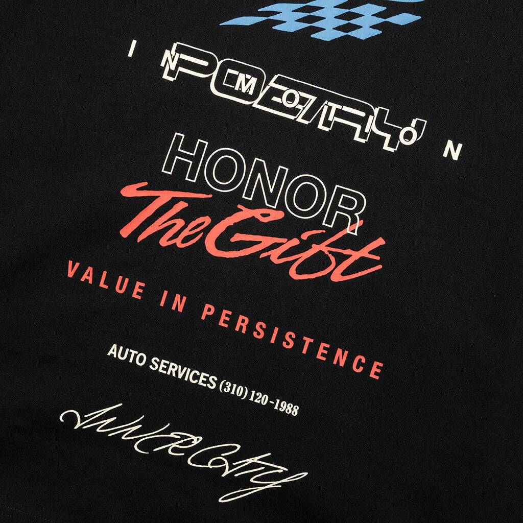 Persistence Race Tee Black