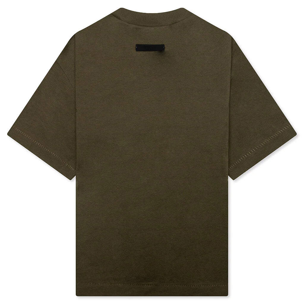 Kids Jersey Crewneck Tee Olive