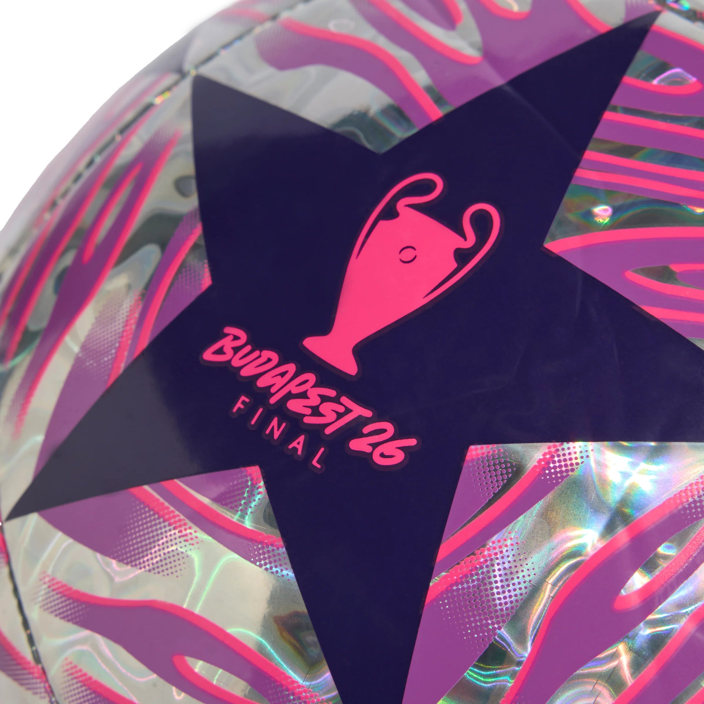 adidas UEFA Champions League Training Foil Soccer Ball 25 26 Multicolor Purple