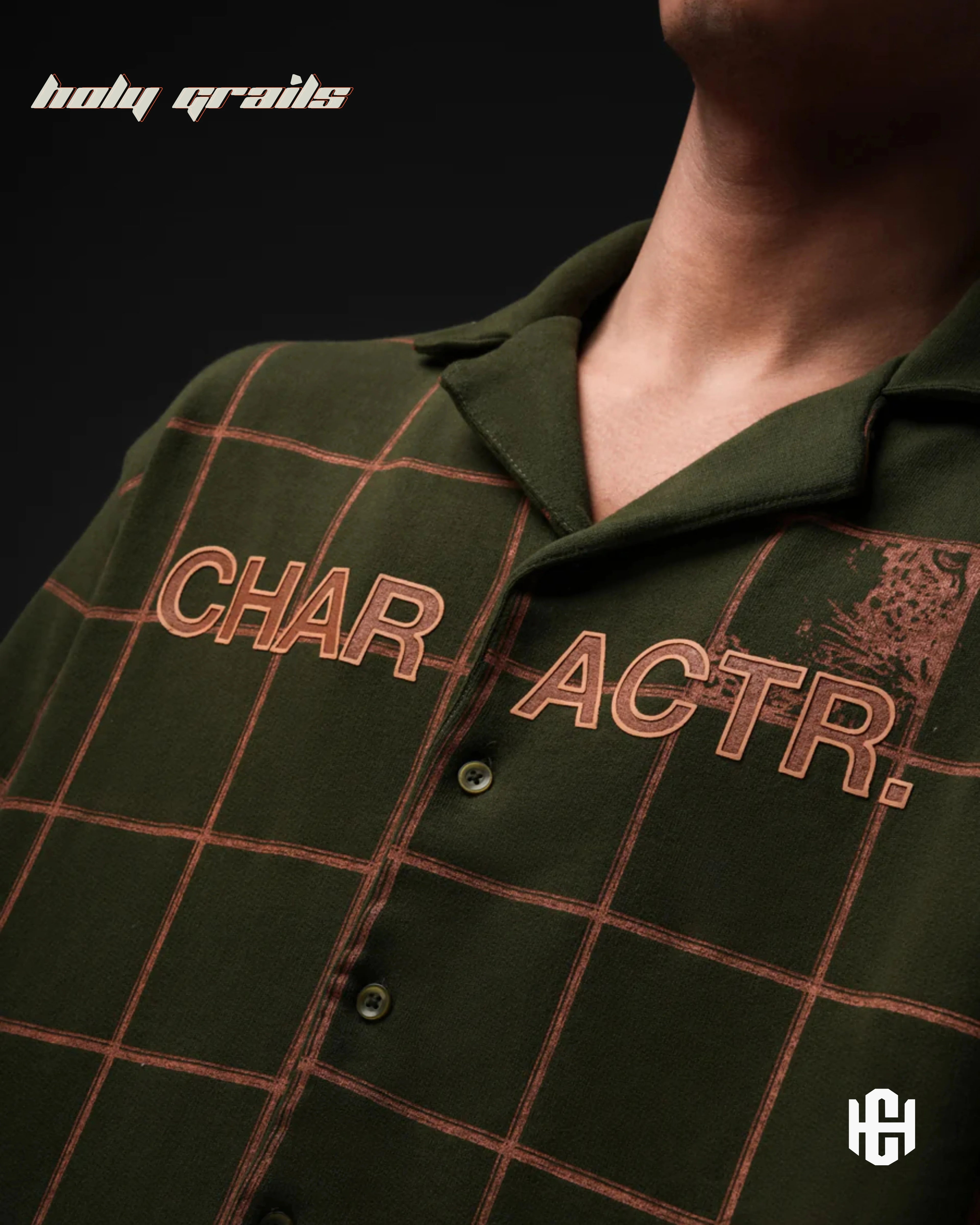 The Faraq Olive Green Shirt HG x Charactr