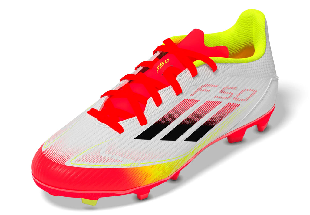 adidas F50 League Firm Multi Ground Boots Kids White Black