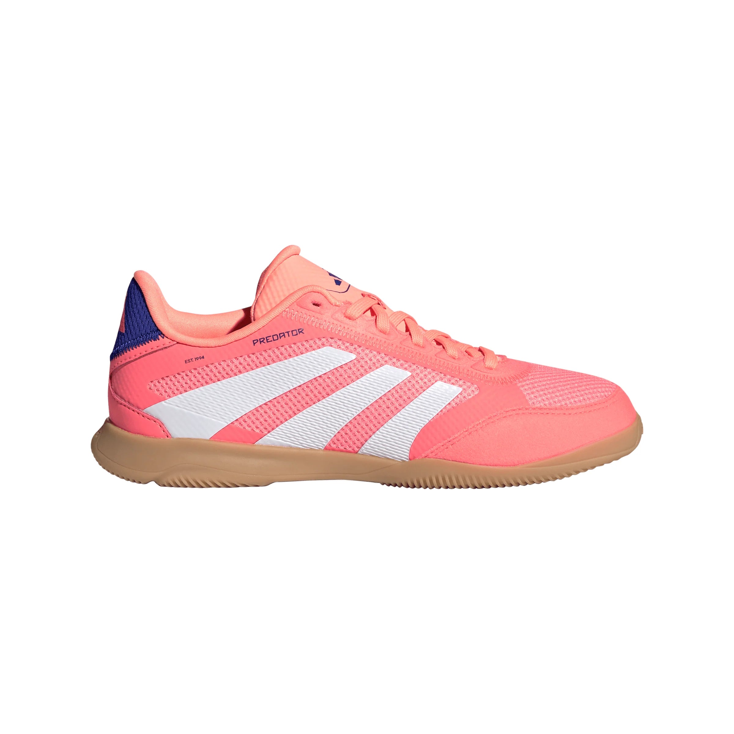 adidas Predator League IN Indoor Youth Soccer Shoes Orange White