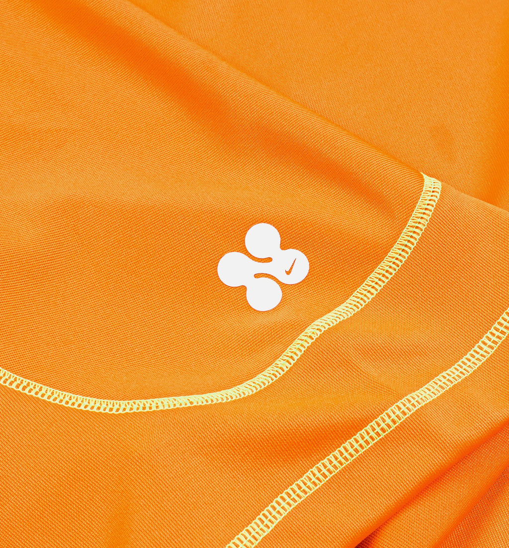 Project Frog Mens Short Sleeve Shirt Orange White